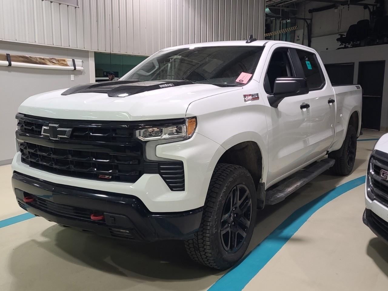 Recent Arrival! 2024 Chevrolet Silverado 1500 LT Trail Boss Duramax LT Trail Boss | One Owner | No Accidents | Zacks Certified. 10-Speed Automatic 4WD Summit White 3.0L I6<br /><br /><br />10-Speed Automatic, 4WD, Jet Black w/Cloth Seat Trim, 10-Way Power Driver Seat w/Lumbar, 12.3''' Multicolour Reconfigurable Digital Display, 120-Volt Bed Mounted Power Outlet, 120-Volt Interior Power Outlet, 2 USB Data Ports, 6-Speaker Audio System, 6''' Rectangular Black Tubular Assist Steps (LPO), Air Conditioning, All-Weather Floor Liner (LPO) (AAK), Apple CarPlay/Android Auto, Auto-Locking Rear Differential, Bluetooth® For Phone, Chevrolet Connected Access Capable, Colour-Keyed Carpeting Floor Covering, Convenience Package, Convenience Package II, Deep-Tinted Glass, Dual Rear USB Ports (Charge Only), Dual-Zone Automatic Climate Control, Electric Rear-Window Defogger, Electrical Steering Column Lock, Electronic Cruise Control, Electronic Transmission Range Selector Shifter, EZ Lift Power Lock & Release Tailgate, Floor Mounted Centre Console, Front Bucket Seats, Front LED Fog Lamps, HD Rear Vision Camera, Heated Driver & Front Outboard Passenger Seats, Heated Power-Adjustable Outside Mirrors, Heated Steering Wheel, Heavy-Duty Air Filter, High Gloss Black Mirror Caps, Hill Descent Control, Hitch Guidance, Hitch Guidance w/Hitch View, In-Vehicle Trailering System App, Inside Rear-View Mirror w/Tilt, Integrated Trailer Brake Controller, Keyless Open & Start, LED Cargo Area Lighting, OnStar & Chevrolet Connected Services Capable, Performance Red Recovery Hooks, Power driver seat, Power Front Windows w/Driver Express Up/Down, Power Front Windows w/Passenger Express Down, Power Rear Windows w/Express Down, Power Sliding Rear Window w/Rear Defogger, Preferred Equipment Group 2LT, Premium Bose 7-Speaker Sound System, Radio: Chevrolet Infotainment 3 Premium System, Rear 60/40 Folding Bench Seat (Folds Up), Remote keyless entry, Remote Vehicle Starter System, SiriusXM w/360L, Standard Tailgate, Steering Wheel Audio Controls, Suspension Package, Theft Deterrent System (Unauthorized Entry), Tilt steering wheel, Trailering Package, Universal Home Remote, Wheels: 18''' x 8.5''' Black Painted Aluminum, Wi-Fi Hot Spot Capable, Wireless Charging, Wrapped Steering Wheel.<br /><br />Certification Program Details: Fresh 2 Yr MVI | 30 day warranty* | 110 point inspection | Full tank of fuel | Krown rustproofed | Flexible financing options | Professionally detailed<br /><br />This vehicle is Zacks Certified! You're approved! We work with you. Together we'll find a solution that makes sense for your individual situation. Please visit us or call 902 843-3900 to learn about our great selection.<br /><br />With 22 lenders available Zack's Auto Sales can offer our customers with the lowest available interest rate. Thank you for taking the time to check out our selection!