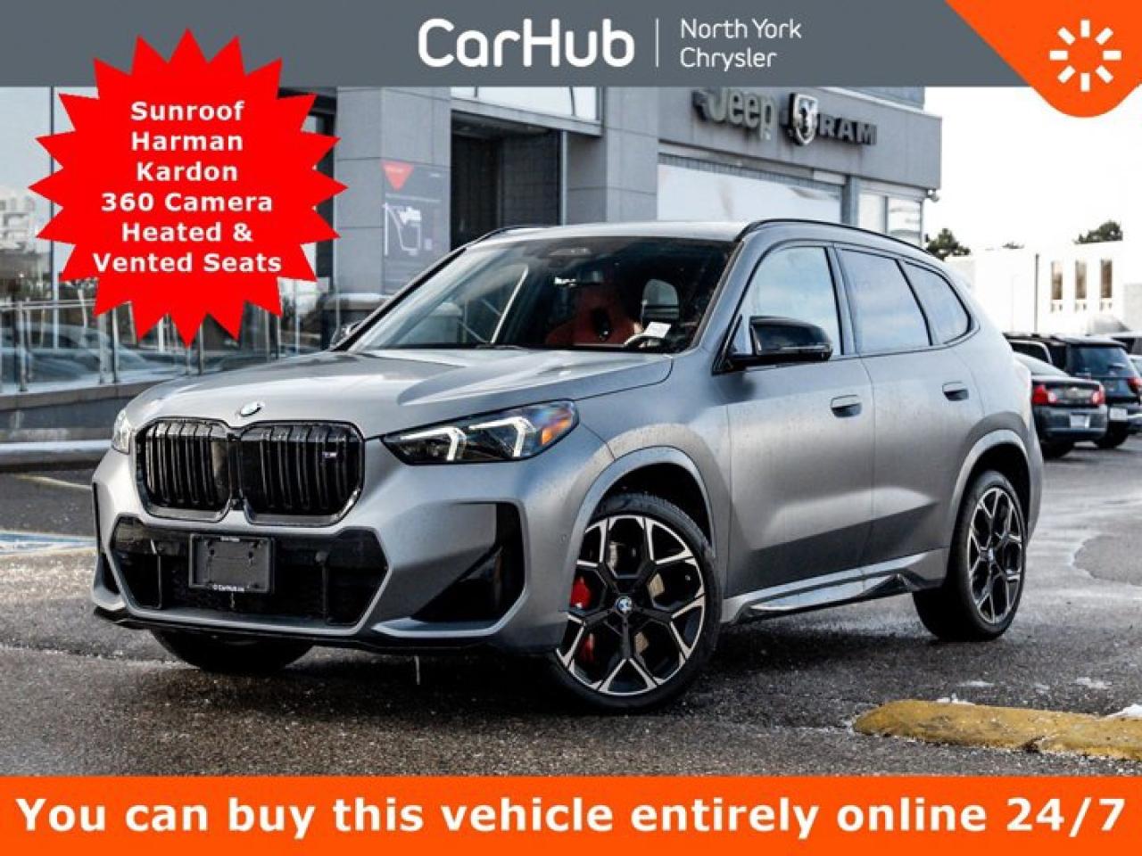 Used 2025 BMW X1 M35i xDrive Sunroof Harman Kardon 360 Camera Heated Vented Seats for sale in Thornhill, ON