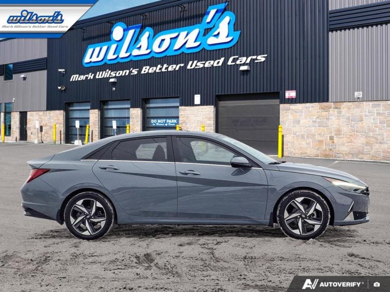 2022 Hyundai Elantra Ultimate | Leather | Sunroof | Heated Wheel + Seats | Rear Camera | CarPlay + Android | and More ! Photo