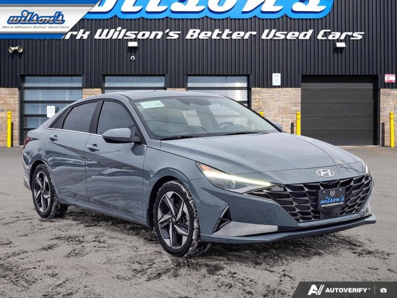 2022 Hyundai Elantra Ultimate | Leather | Sunroof | Heated Wheel + Seats | Rear Camera | CarPlay + Android | and More ! Photo