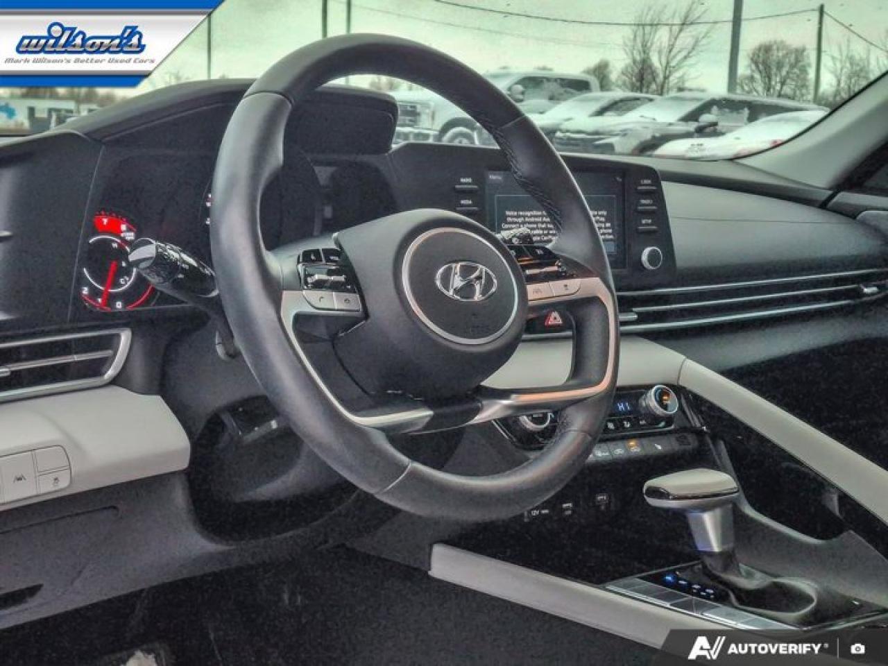 2022 Hyundai Elantra Ultimate | Leather | Sunroof | Heated Wheel + Seats | Rear Camera | CarPlay + Android | and More ! Photo