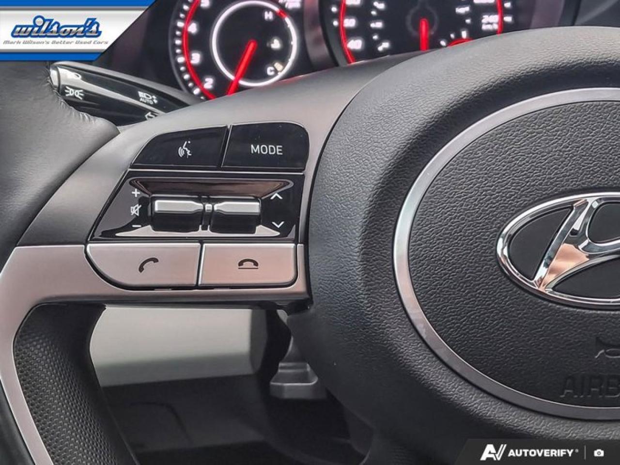 2022 Hyundai Elantra Ultimate | Leather | Sunroof | Heated Wheel + Seats | Rear Camera | CarPlay + Android | and More ! Photo