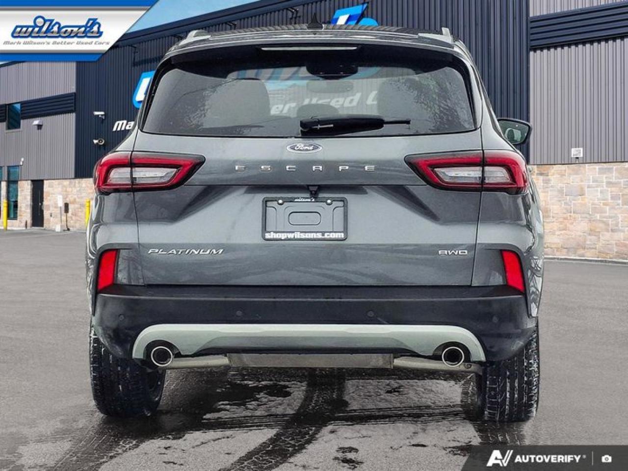 2023 Ford Escape Platinum AWD | Nav | Leather | Apple Carplay | Remote Start | 360 Cam | Heated Seats | and More ! Photo
