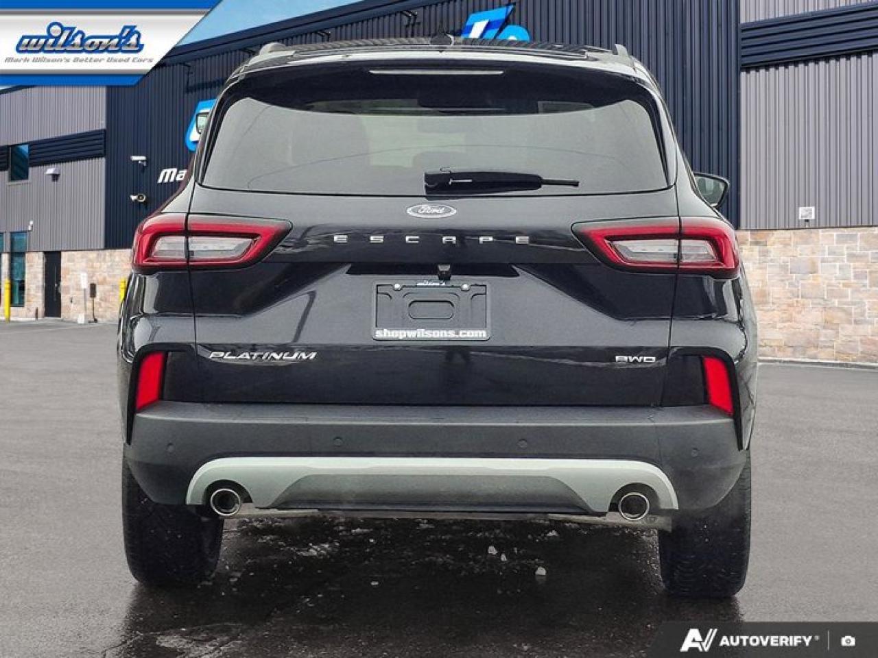 2023 Ford Escape Platinum AWD | Leather | Heated Seats | Nav | 360 Cam | Apple Carplay | Safety Tech | and More ! Photo