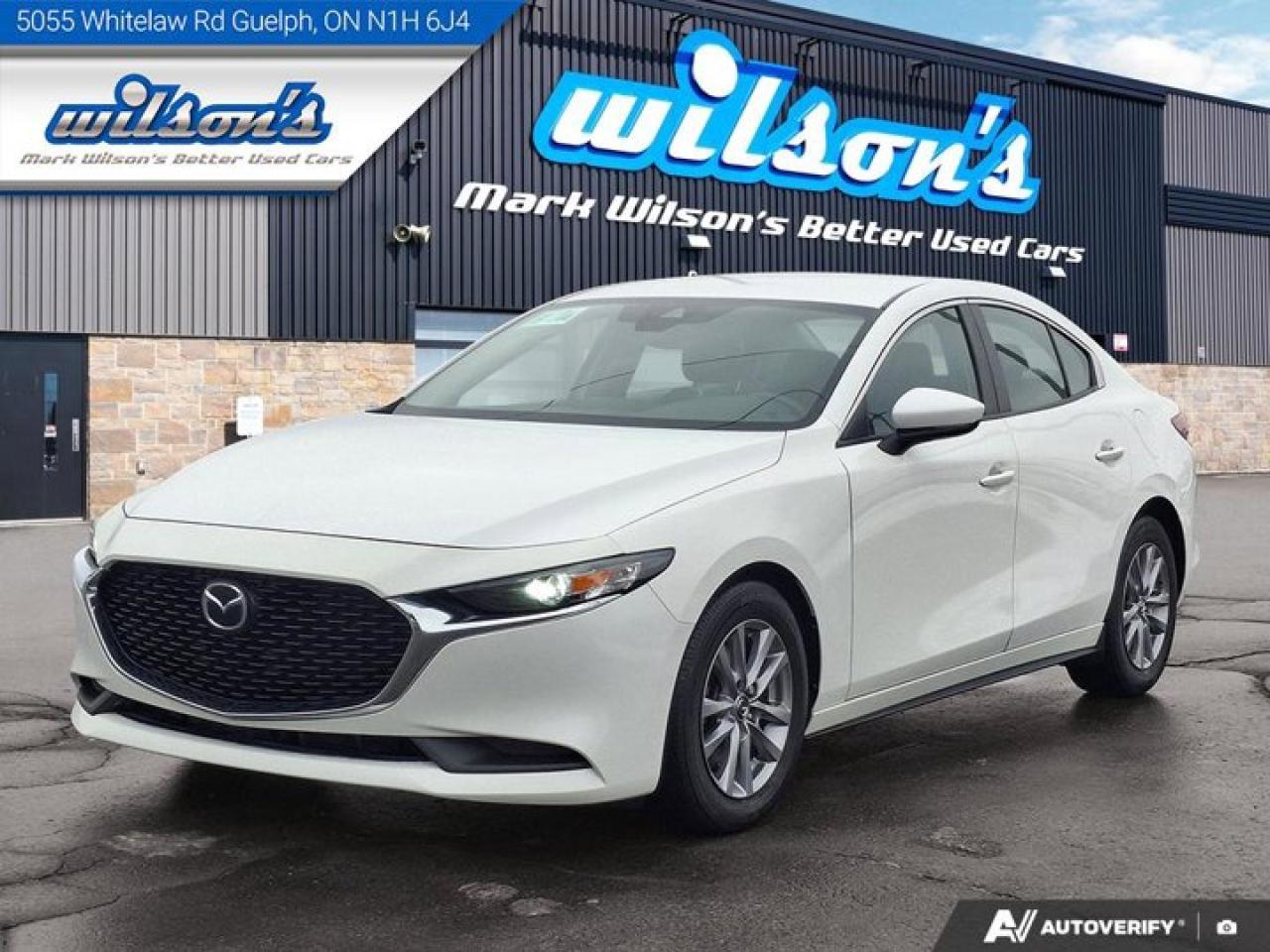 Come see this certified 2020 Mazda Mazda3 GS AWD | Auto | Heated Wheel + Seats | Adaptive Cruise | CarPlay + Android | Rear Camera | and More!. Its Automatic transmission and 2.5 L engine will keep you going. This Mazda Mazda3 features the following options: Reverse Camera, Heated Steering Wheel, Air Conditioning, Adaptive Cruise, Heated Seats, Tilt Steering Wheel, Steering Radio Controls, Power Windows, Power Locks, and Traction Control. Stop by and visit us at Mark Wilsons Better Used Cars, 5055 Whitelaw Road, Guelph, ON N1H 6J4.60+ years of World Class Service!500+ Live Market Priced VEHICLES! ONE MASSIVE LOCATION!Free Local Delivery Available!FINANCING! - Better than bank rates! 6 Months No Payments available on approved credit OAC. Zero Down Available. We have expert licensed credit specialists to secure the best possible rate for you and keep you on budget ! We are your financing broker, let us do all the leg work on your behalf! Click the RED Apply for Financing button to the right to get started or drop in today!BAD CREDIT APPROVED HERE! - You dont need perfect credit to get a vehicle loan at Mark Wilsons Better Used Cars! We have a dedicated licensed team of credit rebuilding experts on hand to help you get the car of your dreams!WE LOVE TRADE-INS! - Top dollar trade-in values!SELL us your car even if you dont buy ours! HISTORY: Free Carfax report included.Certification included! No shady fees for safety!EXTENDED WARRANTY: Available30 DAY WARRANTY INCLUDED: 30 Days, or 3,000 km (mechanical items only). No Claim Limit (abuse not covered)5 Day Exchange Privilege! *(Some conditions apply)CASH PRICES SHOWN: Excluding HST and Licensing Fees.2021-2026 vehicles may be daily rentals. Please inquire with your Salesperson.