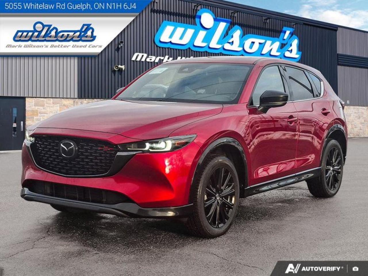 2022 Mazda CX-5 Sport Design AWD | Leather | Sunroof | Heated + Ventilated Seats | Heated Steering | and Much More ! Photo0