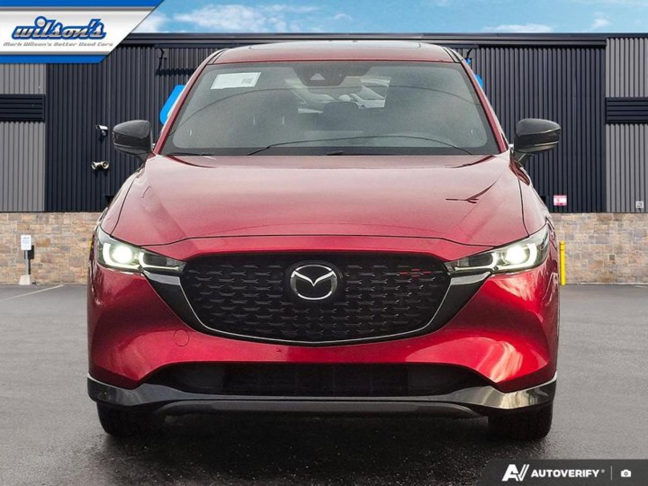 2022 Mazda CX-5 Sport Design AWD | Leather | Sunroof | Heated + Ventilated Seats | Heated Steering | and Much More ! Photo