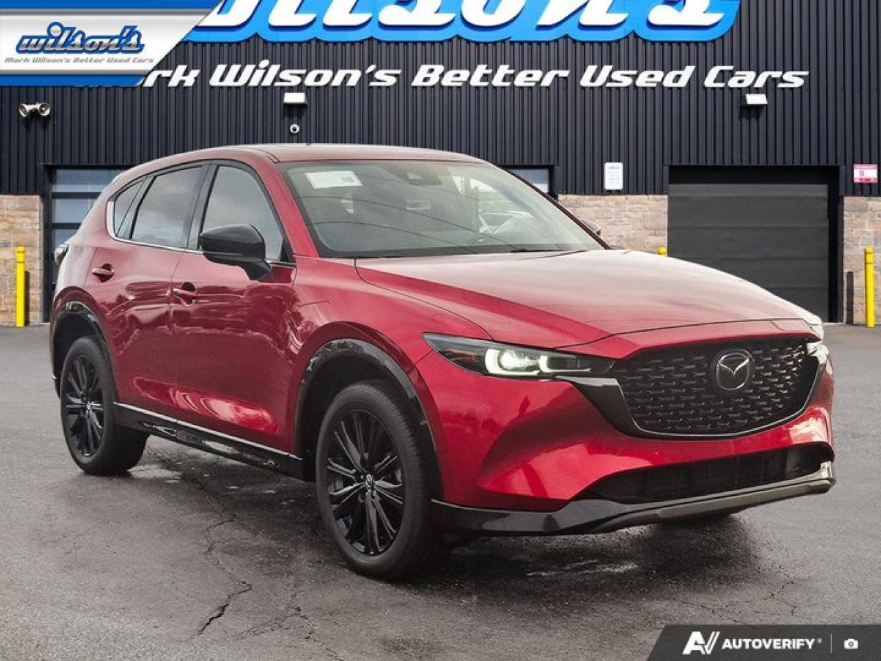2022 Mazda CX-5 Sport Design AWD | Leather | Sunroof | Heated + Ventilated Seats | Heated Steering | and Much More ! Photo