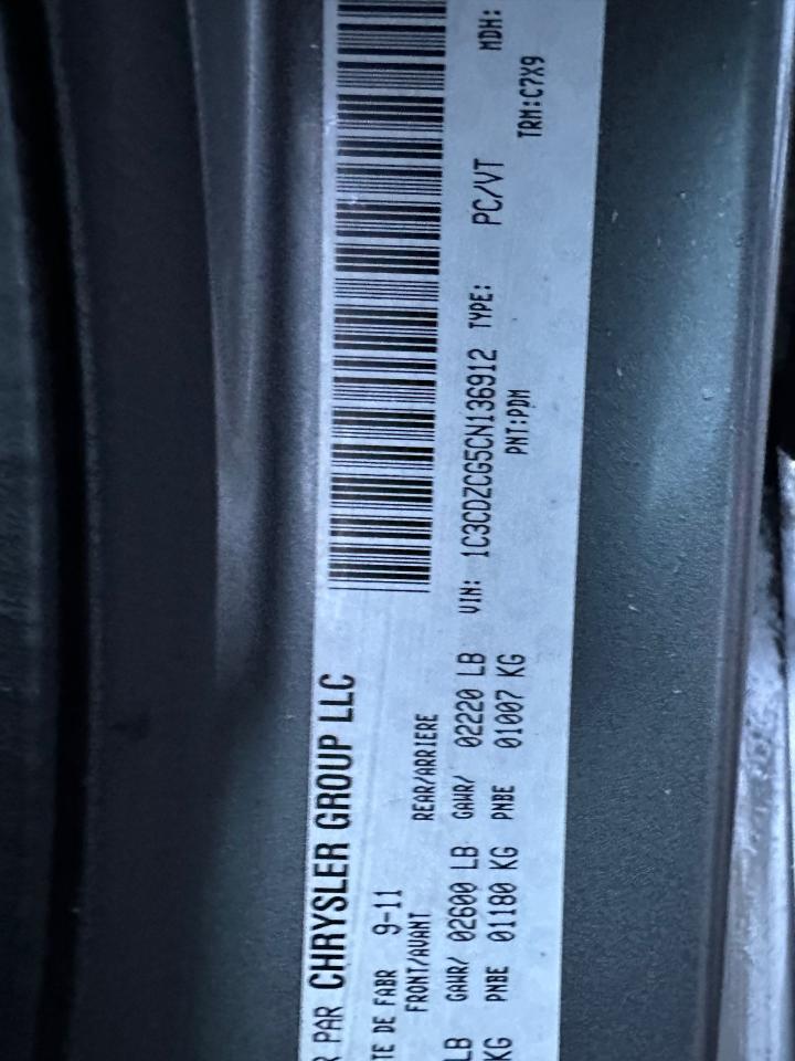 2012 Dodge Avenger SXT, SEDAN, AUTO, 4 CYL, CHROME WHEELS, AS IS - Photo #15