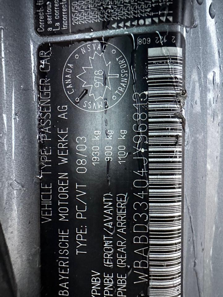 2004 BMW 3 Series 325Ci, COUPE, MANUAL, SPORT, AS IS - Photo #16