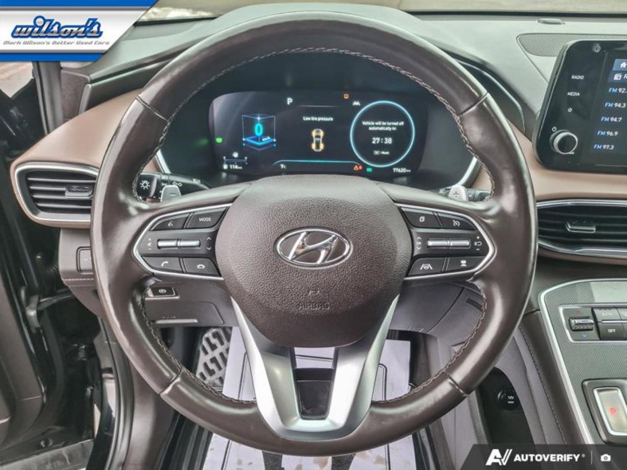 2022 Hyundai Santa Fe Plug-In Hybrid Luxury AWD | Plug-in Hybrid | Leather | Sunroof | Cooled + Heated Seats | Adaptive Cruise and More ! Photo