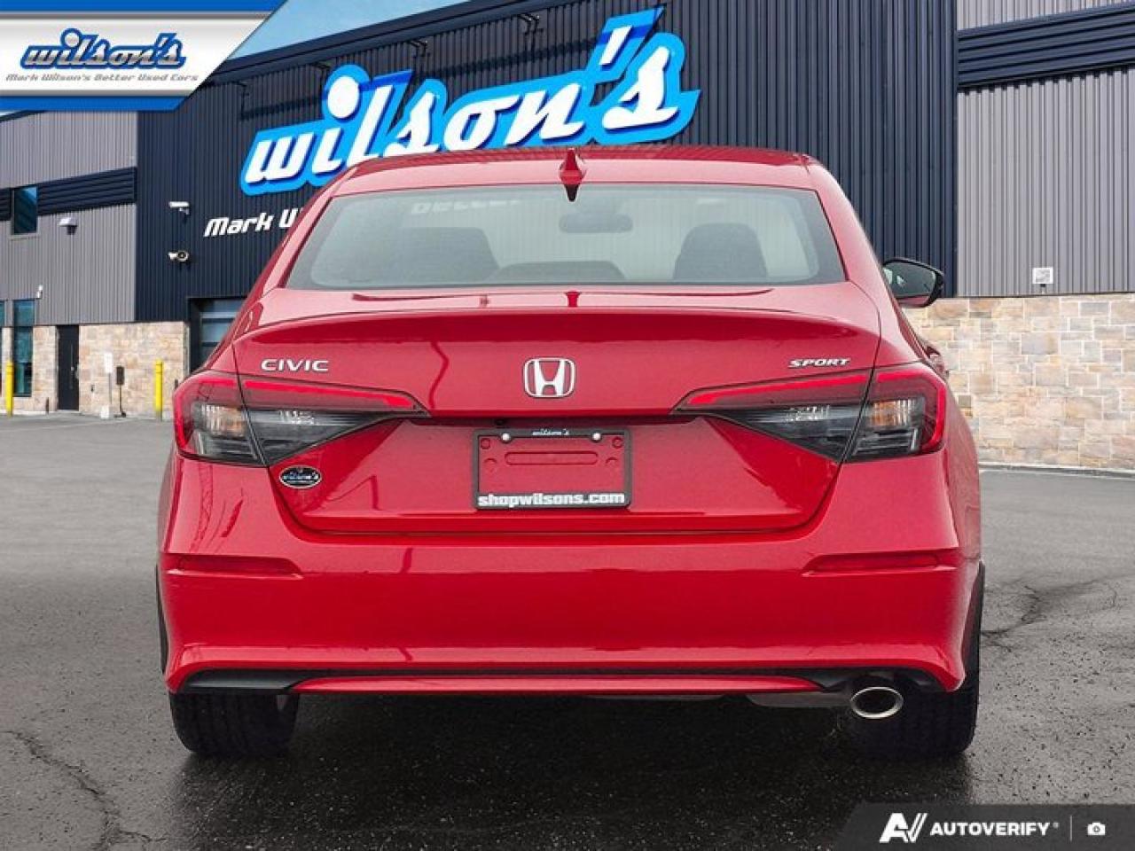 2024 Honda Civic Sedan Sport | Sunroof | Adaptive Cruise | Heated Wheel + Seats | CarPlay + Android | Rear Cam | and More ! Photo