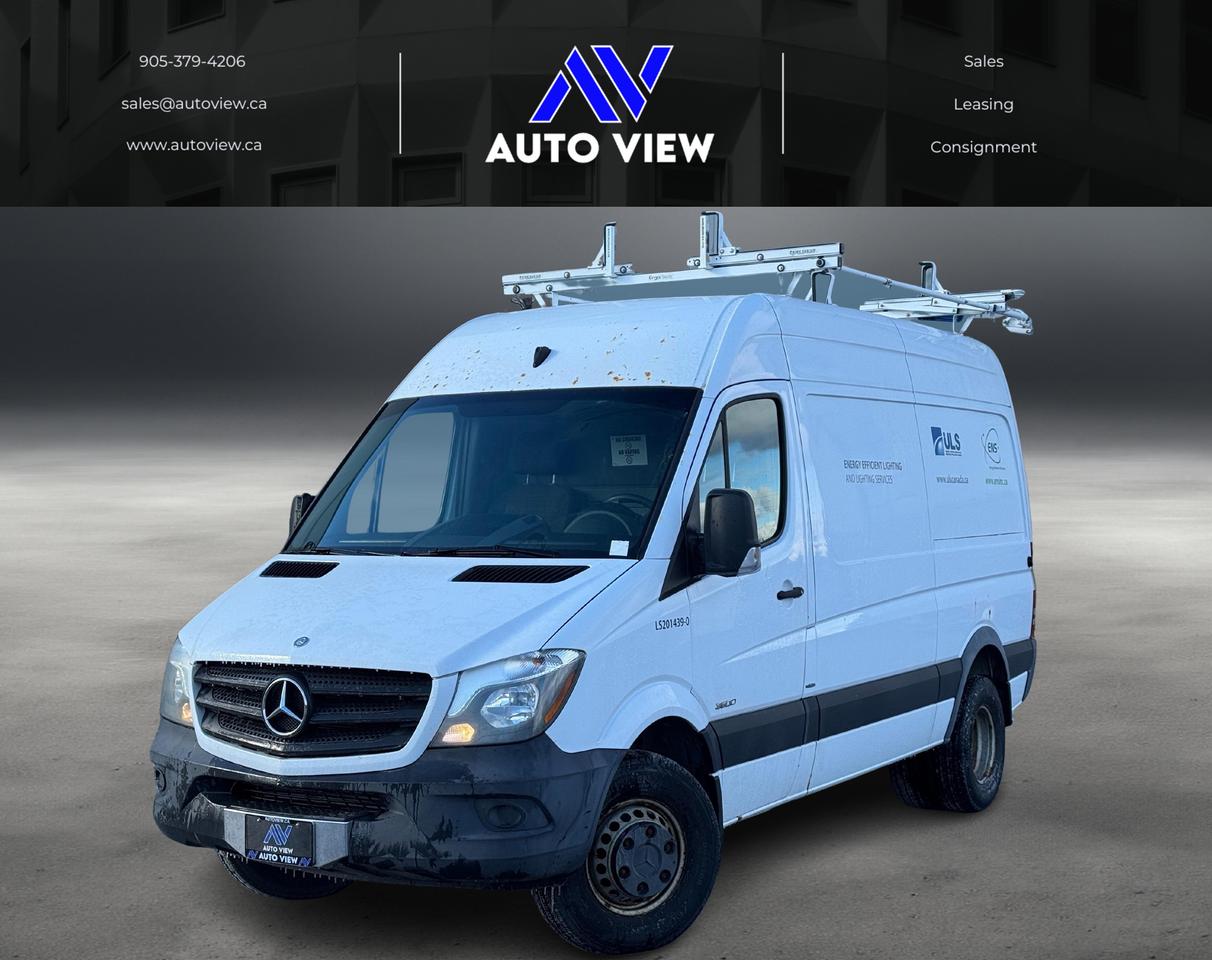 2014 Mercedes-Benz Sprinter 3500 144" **LADDER RACKS / PARTITION WALL**