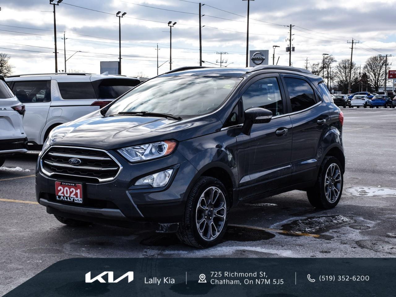 2021 Ford EcoSport Titanium New Arrival | Recent Trade | Clean CarFax | 4WD | Leather Photo