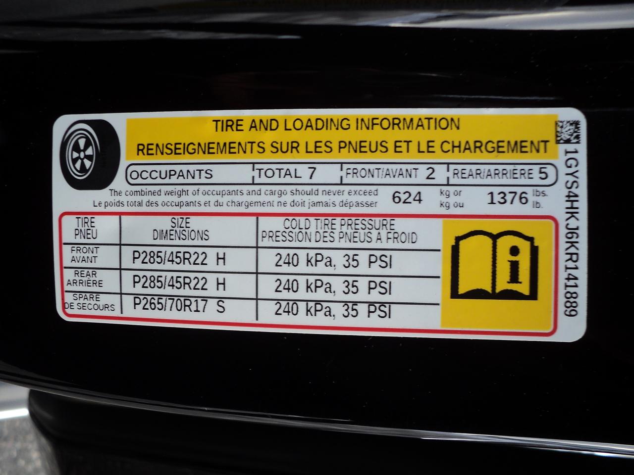 2019 Cadillac Escalade ESV Luxury 4WD 6.2L8cyl 7Pass Roof Leather Nav DVD - Photo #33