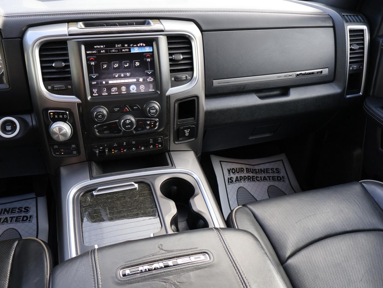 2016 RAM 1500 LIMITED DIESEL 4WD CERTIFIED *ACCIDENT FREE*DODGE MAINTAIN* CAMERA NAV BLUETOOTH LEATHER HEATED SEATS SUNROOF CRUISE ALLOYS - Photo #10