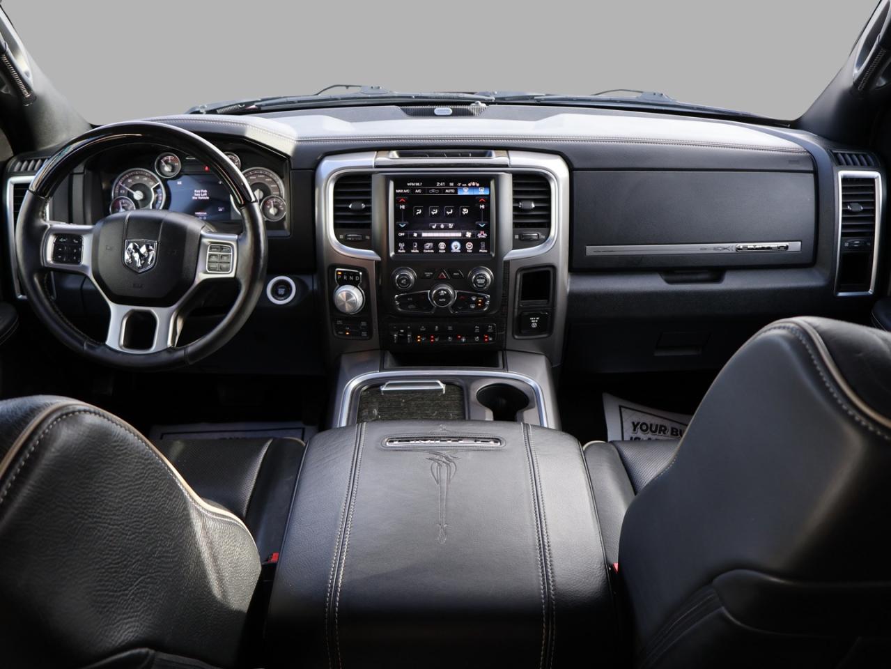 2016 RAM 1500 LIMITED DIESEL 4WD CERTIFIED *ACCIDENT FREE*DODGE MAINTAIN* CAMERA NAV BLUETOOTH LEATHER HEATED SEATS SUNROOF CRUISE ALLOYS - Photo #11