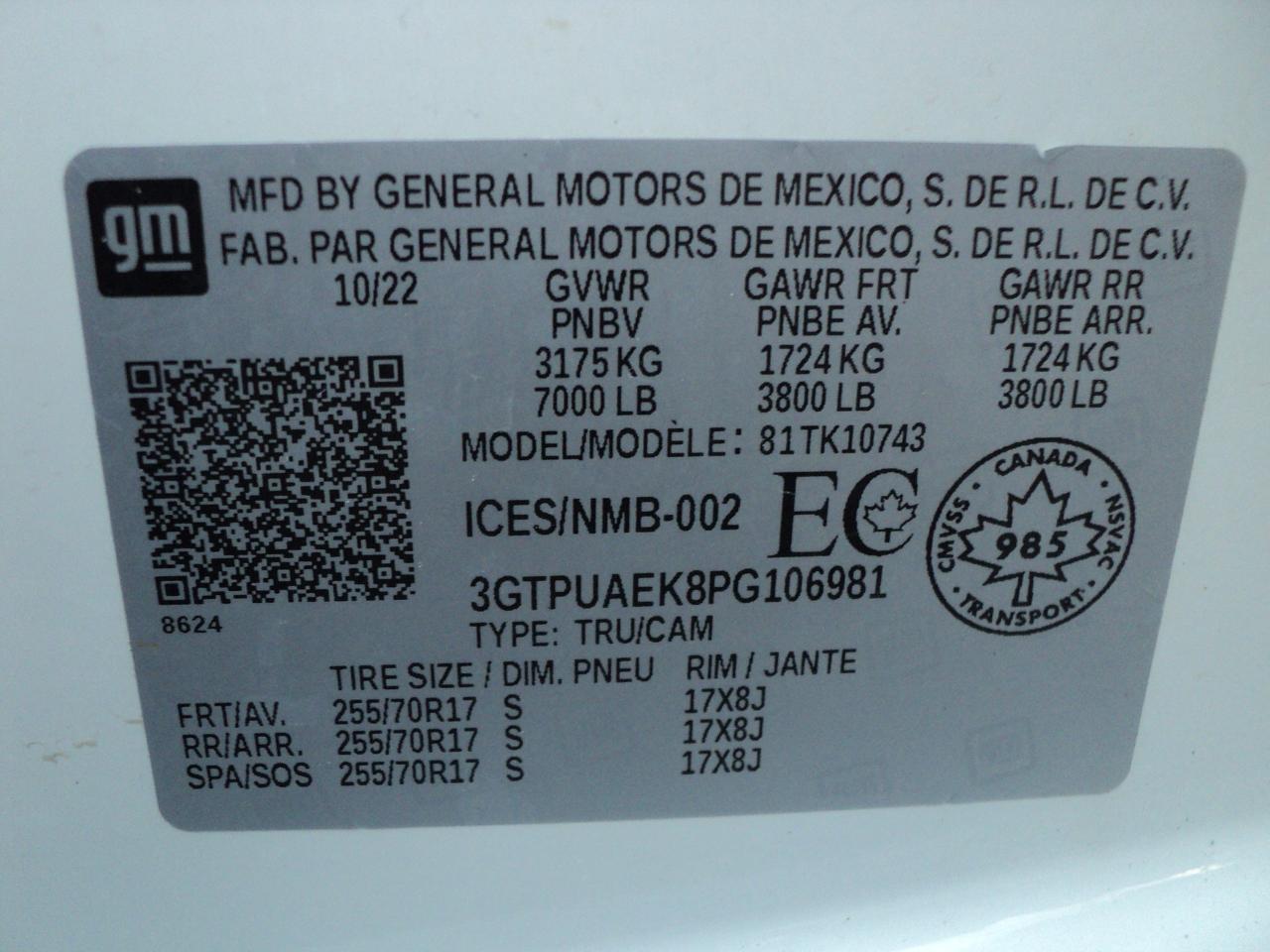 2023 GMC Sierra 1500 Pro CrewCab 4WD 2.7L4cylGas 6'7"Box - Photo #30