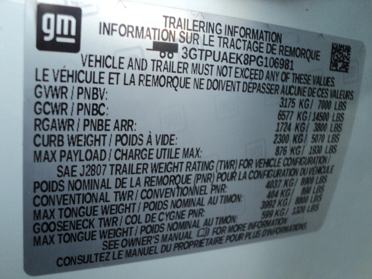 2023 GMC Sierra 1500 Pro CrewCab 4WD 2.7L4cylGas 6'7"Box - Photo #29