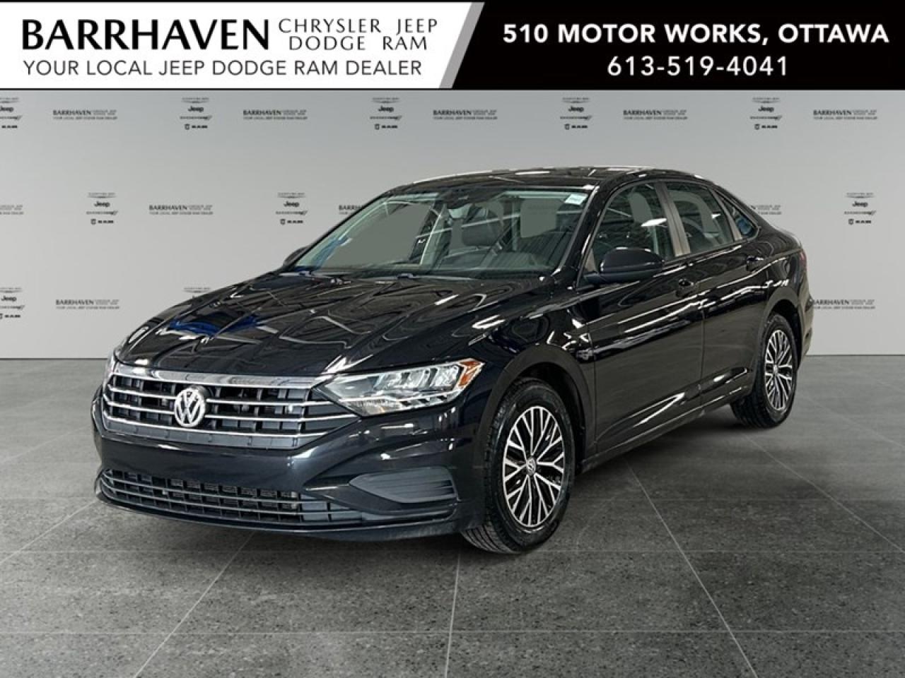 Experience the harmony of style and practicality with the 2019 Volkswagen Jetta Highline in captivating Blue. This front-wheel-drive sedan, with its manual transmission, is designed for those who value precision in driving and elegance in appearance. The Jetta Highline exudes sophistication with its graceful design, enhanced by alloy wheels, and a striking exterior that grabs attention wherever you go. Inside, enjoy a luxurious experience with heated front seats and a leather steering wheel, complemented by leatherette door trim and seat back materials that elevate the cabins ambiance. The sunroof/moonroof adds an extra layer of sophistication, creating a bright and airy atmosphere for all passengers. Stay effortlessly connected and entertained with features like Bluetooth connectivity and smart device integration. Safety is paramount in the Jetta Highline, equipped with a backup camera, brake assist, and lane assist, ensuring peace of mind in any driving condition. The cars advanced technology package also includes satellite radio for endless entertainment options. This vehicle is a perfect match for stylish professionals, tech enthusiasts, and families alike who appreciate quality and comfort in every journey. Dont miss your chance to own the 2019 Volkswagen Jetta Highline. Contact our dealership today for more details and to schedule a test drive!