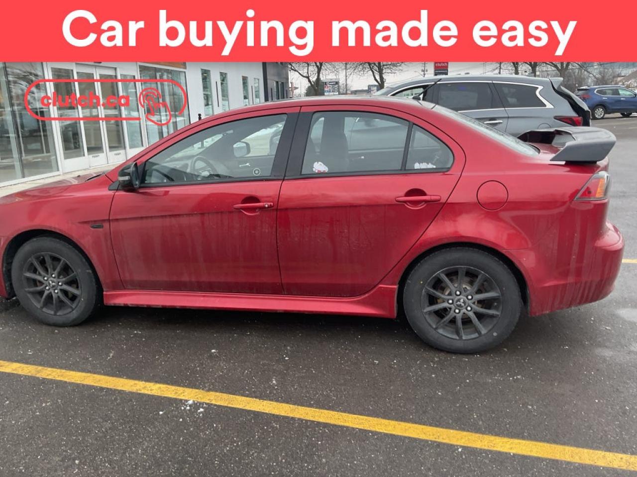 Used 2017 Mitsubishi Lancer SE w/ Apple CarPlay, Heated Front Seats, Rearview Cam for sale in Toronto, ON
