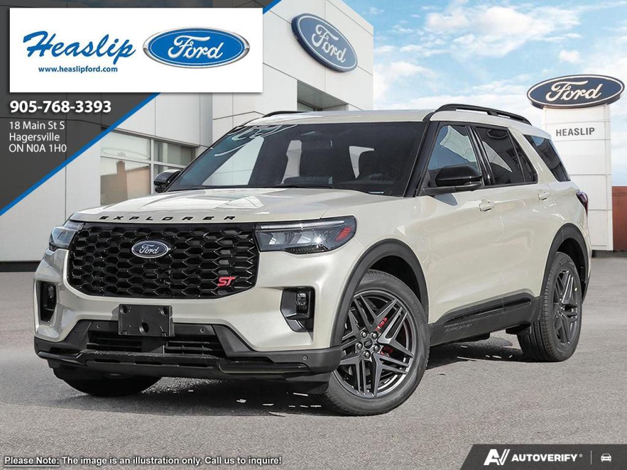 <p>Looking for a thrilling and capable SUV? Feast your eyes on this brand-new 2026 Ford Explorer ST 4WD, available now at Heaslip Ford! This stunning SUV, painted in a sleek Space White Metallic, is ready to turn heads wherever you go. With its powerful engine and advanced 4-wheel drive system, the Explorer ST is built to conquer both city streets and off-road adventures with ease. Step inside and experience a world of comfort and cutting-edge technology, all wrapped up in a stylish and modern design.</p>
<p>This Explorer ST is packed with features designed to elevate your driving experience. Youll enjoy the convenience of an automatic transmission and the peace of mind that comes with a robust 4-wheel drive system. The spacious interior offers plenty of room for passengers and cargo, making it perfect for families and adventurers alike. This SUV is ready to take on any challenge.</p>
<p>Here are five standout features that make this 2026 Ford Explorer ST 4WD truly exceptional:</p>
<ul>
<li><strong>Space White Metallic Exterior:</strong> Make a statement with this head-turning, modern colour.</li>
<li><strong>3.0L EcoBoost V6 Engine:</strong> Experience exhilarating power and performance.</li>
<li><strong>BlueCruise Equipped:</strong> Enjoy a 90-day trial of hands-free driving on prequalified sections of divided highways.</li>
<li><strong>ActiVec Seating w/ Miko Inserts:</strong> Experience premium comfort and style.</li>
<li><strong>Connectivity Package:</strong> Stay connected with a 7-year subscription.</li>
</ul>
<p><strong><em>Powered by AutoIntelligence™</em></strong>
Vehicle information has been generated using artificial intelligence and is provided for informational purposes only. While efforts are made to ensure accuracy, please confirm all details directly with the dealer.</p>
