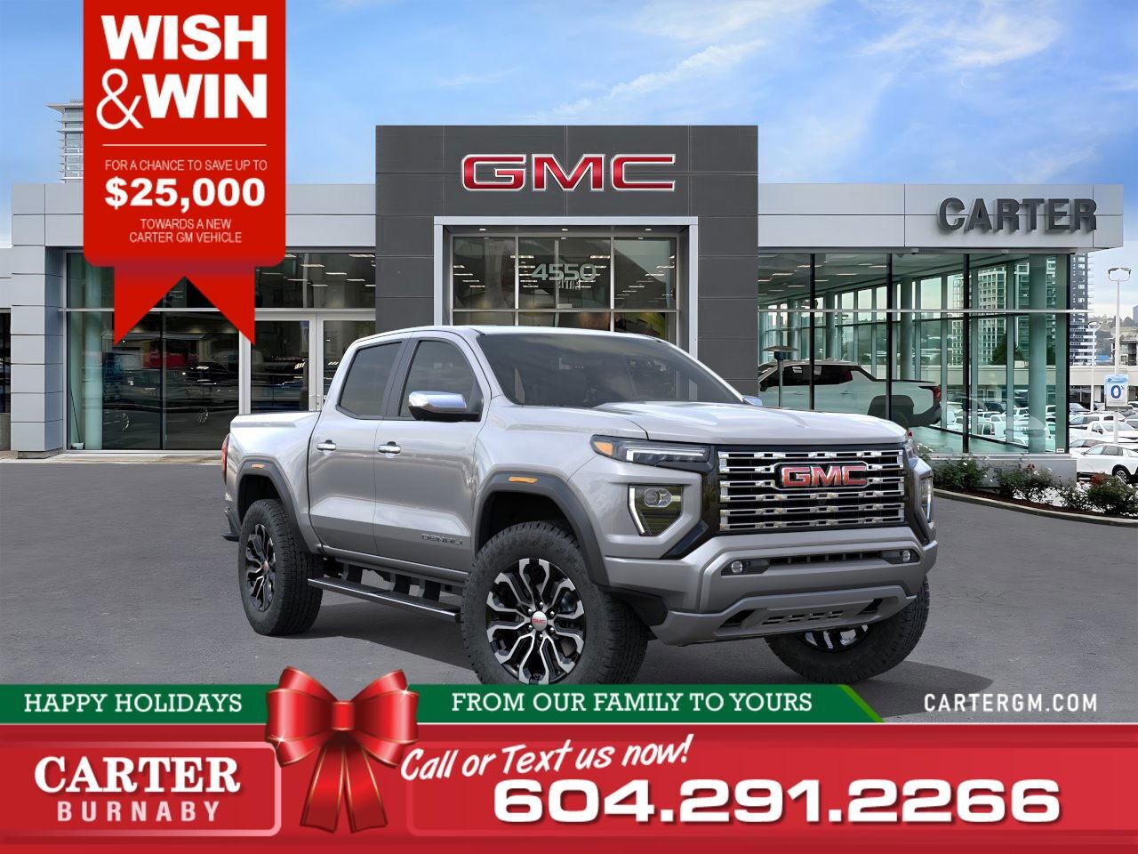 New 2026 GMC Canyon DENALI 4WD | WISH & WIN - SAVE UP TO $25,000! for sale in Burnaby, BC