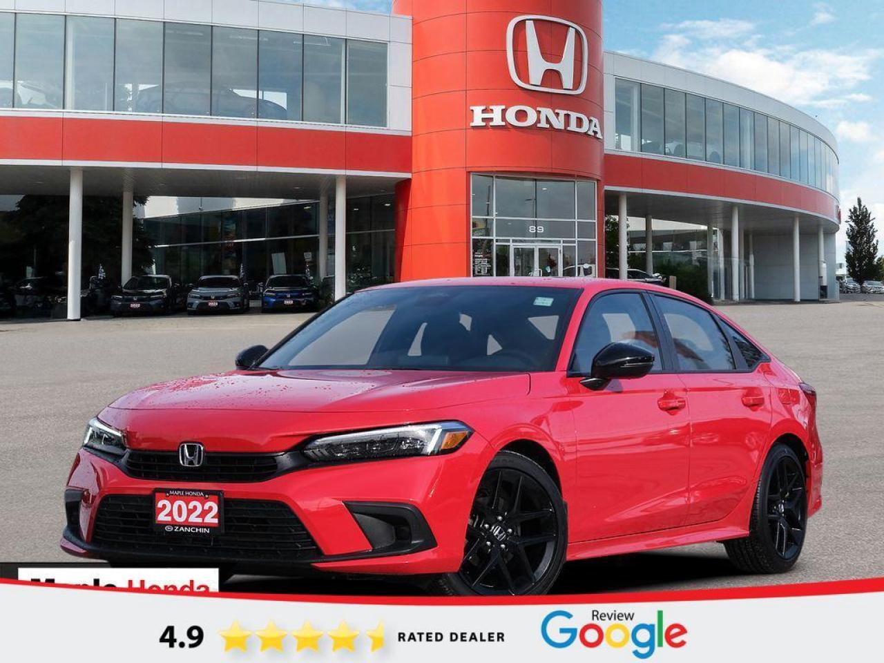 Used 2022 Honda Civic Sedan Sunroof| Auto Start| Honda Sensing| Heated Seats| for sale in Vaughan, ON