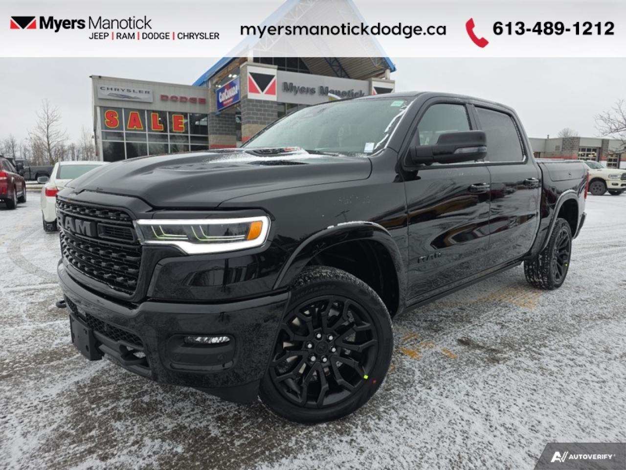 New 2026 RAM 1500 Limited  - Sunroof - Night Edition for sale in Ottawa, ON