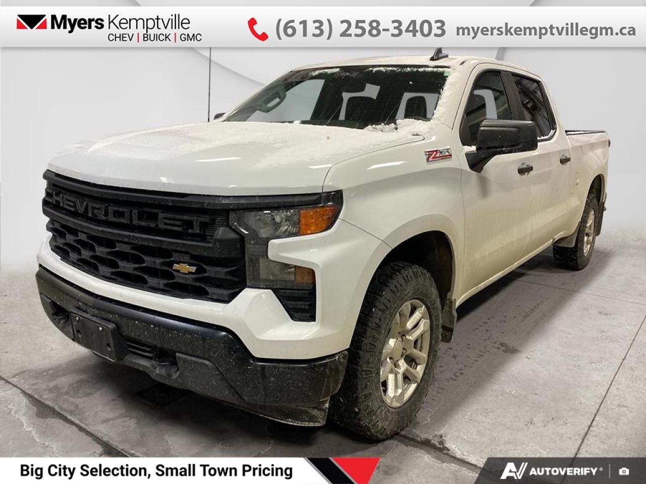 Used 2022 Chevrolet Silverado 1500 Work Truck  -  Android Auto for sale in Kemptville, ON