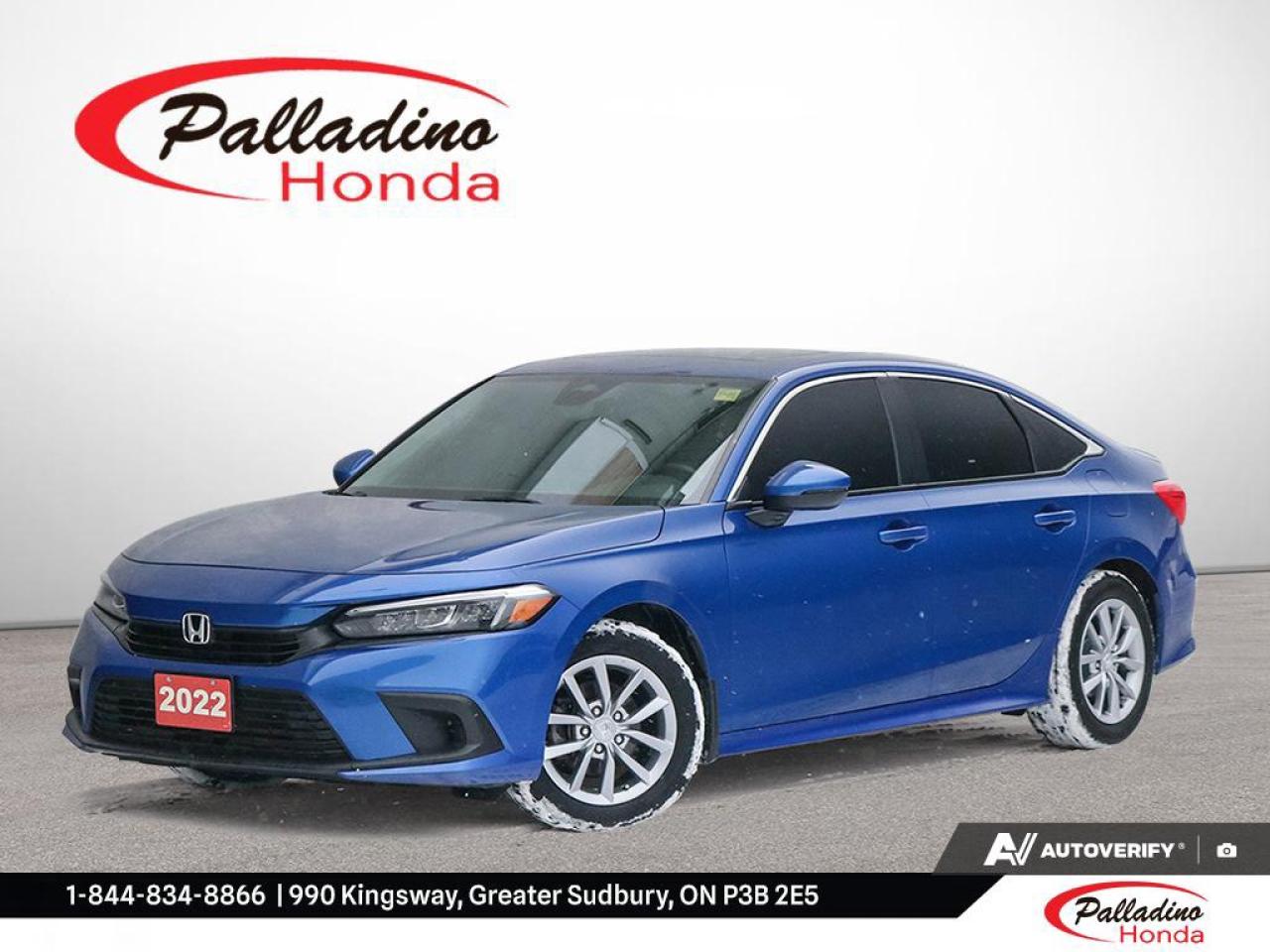 Used 2022 Honda Civic Sedan EX for sale in Greater Sudbury, ON