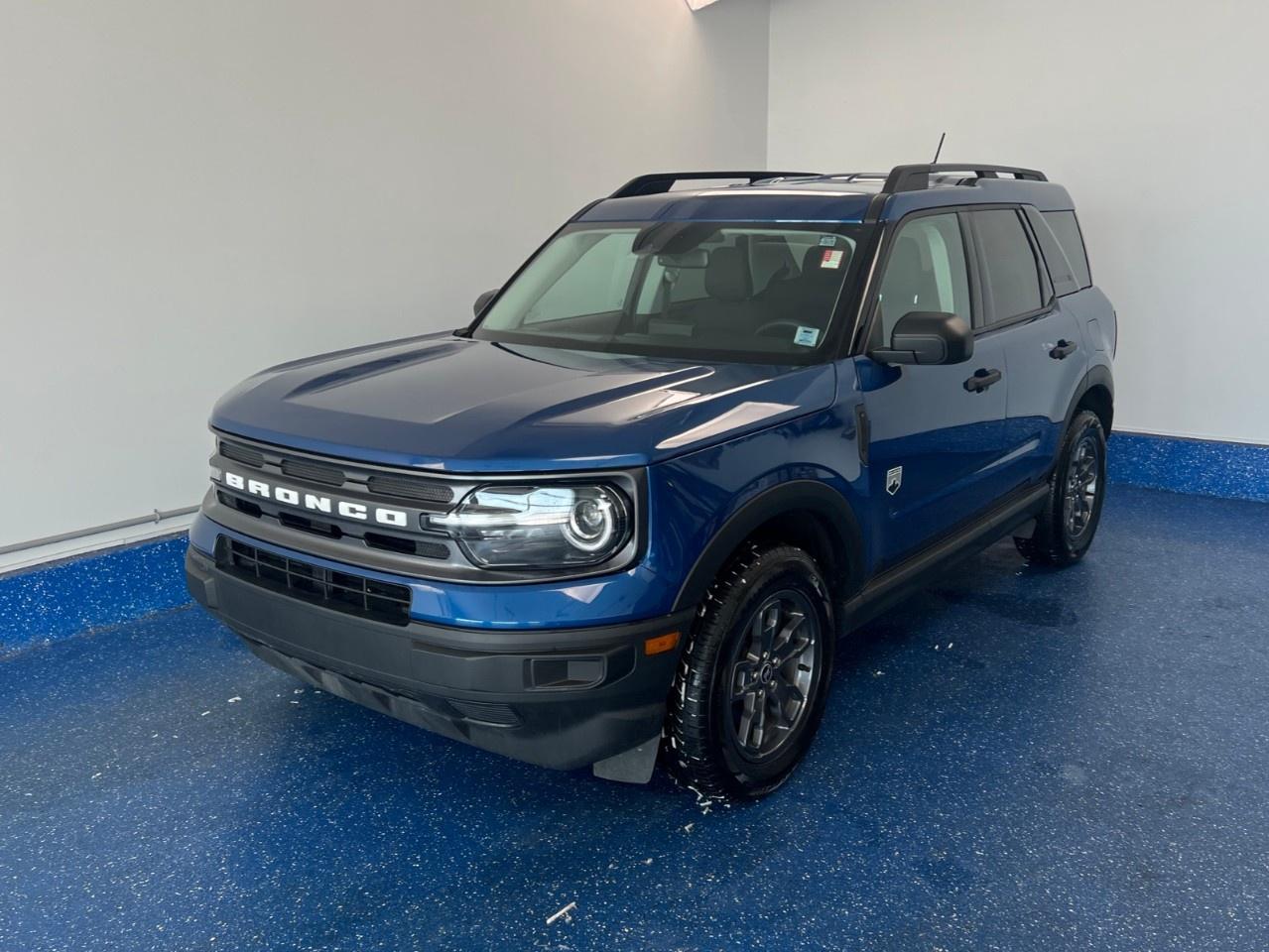 Recent Arrival! 2024 Ford Bronco Sport Big Bend AWD Big Bend | No Accidents | Zacks Certified. 8-Speed Automatic 4WD Atlas Blue Metallic 1.5L EcoBoost<br />Odometer is 10643 kilometers below market average!<br /><br />Air Conditioning, AM/FM radio: SiriusXM, Automatic temperature control, Dual front side impact airbags, Equipment Group 200A, Exterior Parking Camera Rear, Heated door mirrors, Heated front seats, Power driver seat, Power windows, Rain sensing wipers, Remote keyless entry, SYNC 3 Communications & Entertainment System, Wheels: 17''' Carbonized Grey-Painted Aluminum.<br /><br />Certification Program Details: Fresh 2 Yr MVI | 30 day warranty* | 110 point inspection | Full tank of fuel | Krown rustproofed | Flexible financing options | Professionally detailed<br /><br />This vehicle is Zacks Certified! You're approved! We work with you. Together we'll find a solution that makes sense for your individual situation. Please visit us or call 902 843-3900 to learn about our great selection.<br /><br />With 22 lenders available Zack's Auto Sales can offer our customers with the lowest available interest rate. Thank you for taking the time to check out our selection!