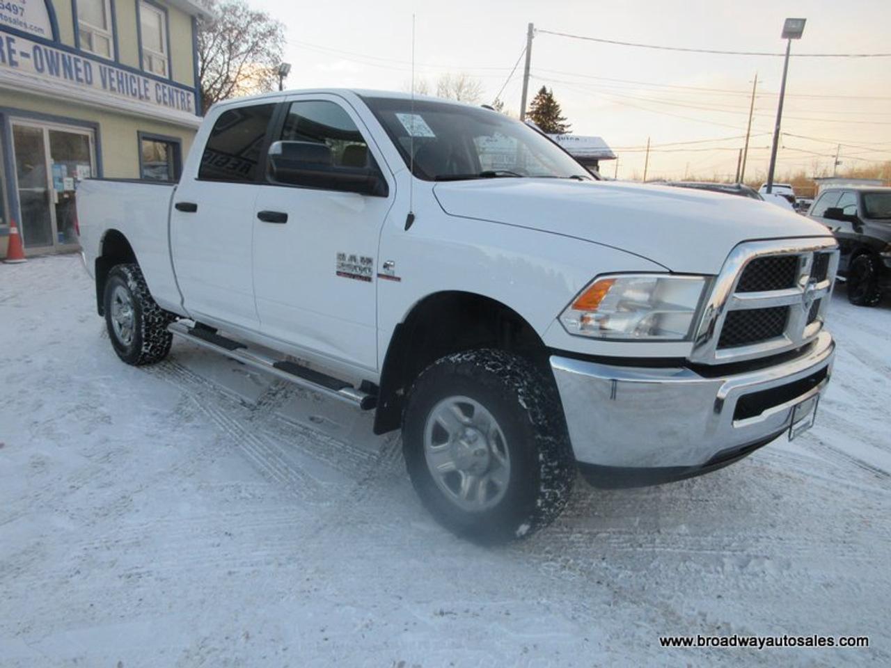 2017 RAM 2500 3/4 TON SLT-MODEL 6 PASSENGER 6.7L - CUMMINS.. 4X4.. CREW-CAB.. 6.6-BOX.. TRAILER BRAKE.. HEATED SEATS & WHEEL.. BACK-UP CAMERA.. BLUETOOTH SYSTEM.. Photo
