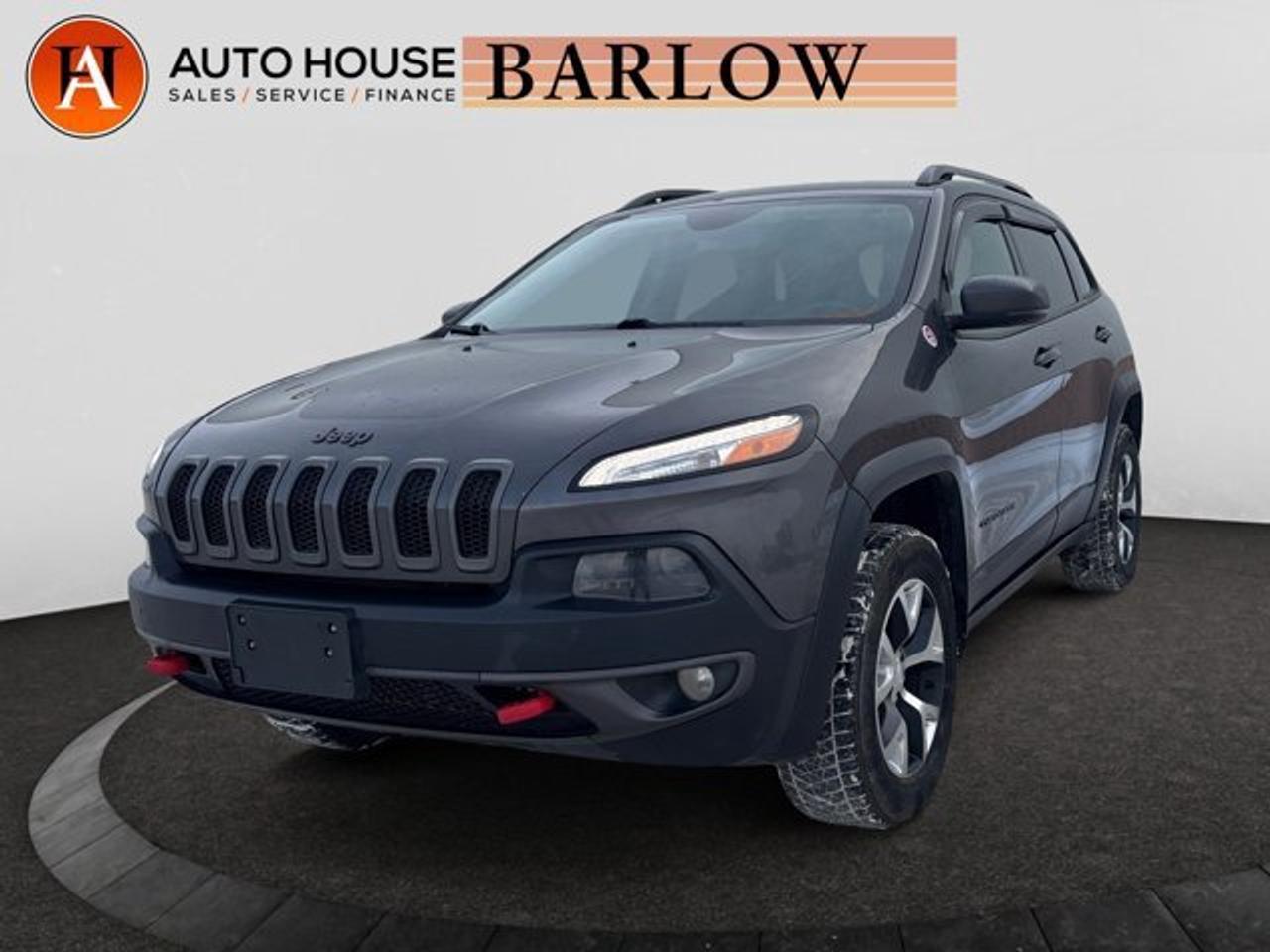 2017 JEEP CHEROKEE TRAILHAWK WITH 249998 KMS. WITH BACKUP CAMERA, HEATED STEERING WHEEL, PUSH BUTTON START, BLUETOOTH, USB/AUX, HEATED SEATS FRONT, LEATHER SEATS, POWER WINDOWS LOCK SEATS, HEATED MIRRORS, DRIVE MODES AND MUCH MORE!.ALL CREDIT ACCEPTED!One month at a job? Bankruptcy? New to Canada? Collections? Student or work visas? Previous repossessions? Good or bad credit? Weve got you covered! Get pre-approved today at www.autoshouse.com!What We Offer:*Low Bi-Weekly Payments*Instant Approvals*Credit Consolidation*Employment Insurance*Negative Equity CoverageOperating Hours:Mon-Thurs: 10 am -- 8 pmFri-Sat: 10 am -- 6 pmCall 403-263-4446! All vehicles come with a full mechanical fitness assessment.CARFAX IS AVAILABLE TO THE CONSUMER.Referral Program:Refer friends and family and earn $500 for each referral!AMVIC Licensed DealerAfter a credit check, we can determine payments, APR, terms, and interest rates based on your credit (O.A.C). Individual credit will affect bi-weekly payments and the total cost of credit . Newer Vehicles May Come With Apple Carplay, Android Auto. Similar to Chevrolet, GMC, Honda, Toyota, Cadillac, Nissan, Ford, Volvo 2007, 2008, 2009, 2010, 2011, 2012, 2013, 2014, 2015, 2016, 2017, 2018Location: 2404 23rd Ave. N.E. Calgary AB, T2E 8J4All photos are of the vehicle featured in the advertisement.