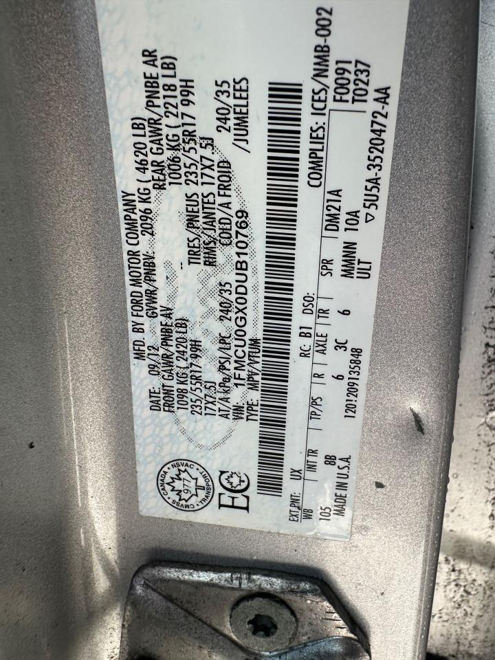 2013 Ford Escape SE, 4 CYL, ONLY 70,000KMS, LEATHER, SUNROOF, CERT - Photo #16