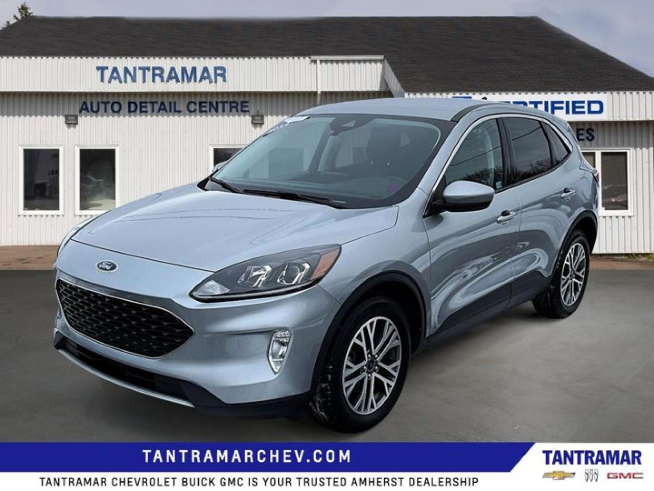 This 2022 Ford Motor Company Escape SEL AWD with 82,240 km has just received an oil change, a new MVI, brakes measured in like-new condition, and confirmation of no open recalls, giving the next owner confidence in its current condition. Powered by the 1.5L EcoBoost engine paired with an 8-speed automatic transmission and all-wheel drive, this Escape SEL is well-suited to Atlantic Canadian driving conditions. The SEL trim offers a practical step up with leather seating, remote start, a rearview camera, and aluminum wheels, balancing comfort and everyday usability without unnecessary complexity. Finished in Silver Metallic with a Jet Black interior, this Escape presents cleanly and remains a competitive option for buyers comparing compact AWD SUVs in this mileage range. If you are considering a 2022 Ford Escape SEL AWD, we invite you to book a viewing and test drive to evaluate its condition and fit for your needs.. Certification Program Details: GM Certified details. 3 months 05 5000km (whichever comes first) which can be extended or upgraded to an even more comprehensive Certified Pre-owned Vehicle Protection Plan. 150+ Point Inspection.24/7 roadside assistance for 3 months or 5000kms . 1-month Onstar trial and sign up for a paid plan to enjoy the first two months on us. GM Owner Centre and Mobile App. Free SiriusXM Trial. Rates as low as 3.99% on Eligible Certified Pre owned Models Exchange policy is 30 days 0r 2500kms ,whichever comes first