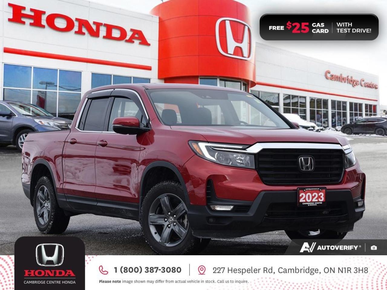 Used 2023 Honda Ridgeline Touring REMOTE STARTER | APPLE CARPLAY™/ANDROID AUTO™ | GPS NAVIGATION for sale in Cambridge, ON
