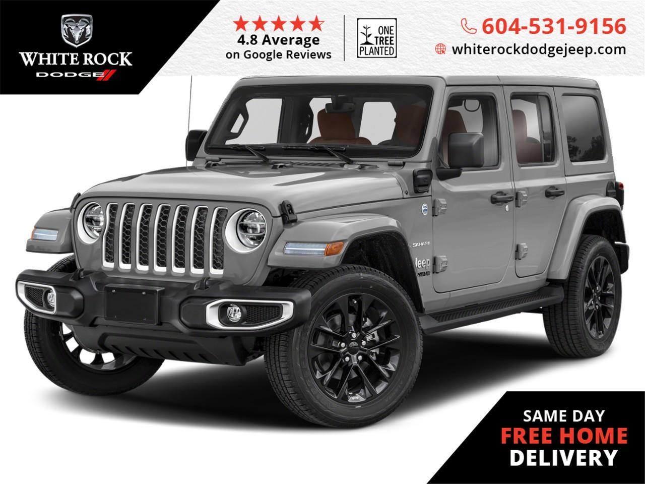 Used 2022 Jeep Wrangler Unlimited 4xe Rubicon for sale in Surrey, BC