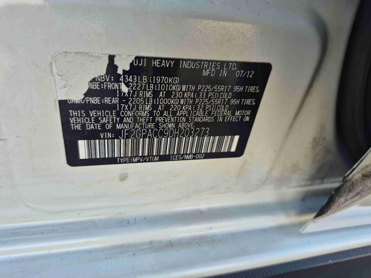 2013 Subaru XV Crosstrek 2.0 P Photo