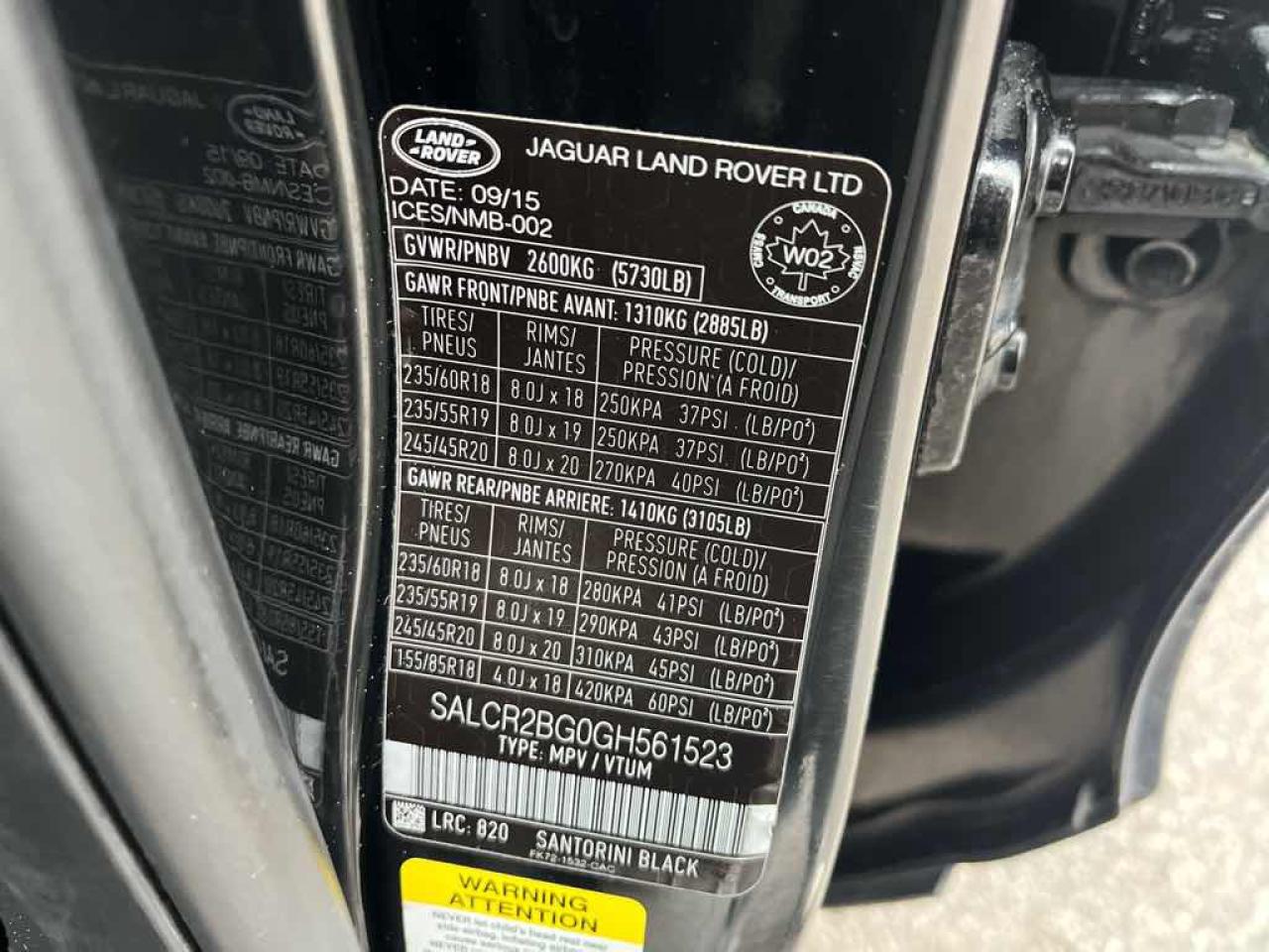 2016 Land Rover Discovery Sport HS Photo