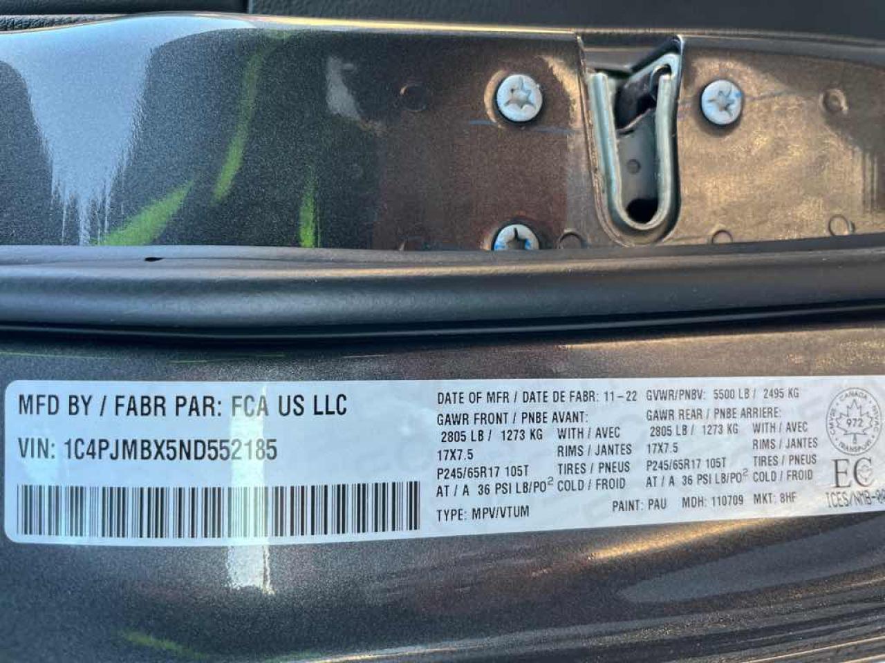 2022 Jeep Cherokee Trailhawk Photo