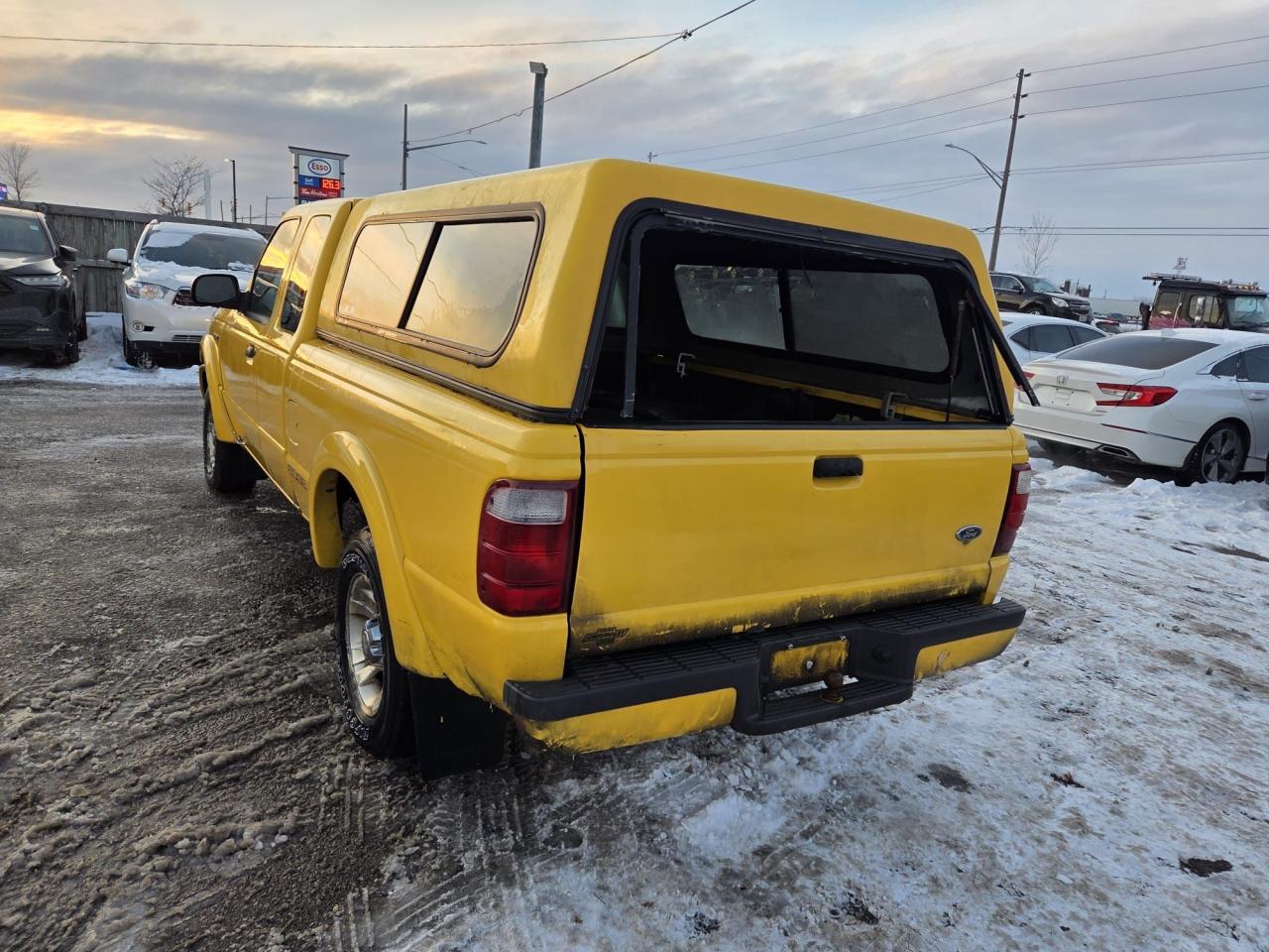 2003 Ford Ranger EDGE PLUS, ALLOYS, TOPPER, YELLOW, AS IS SPECIAL Photo2