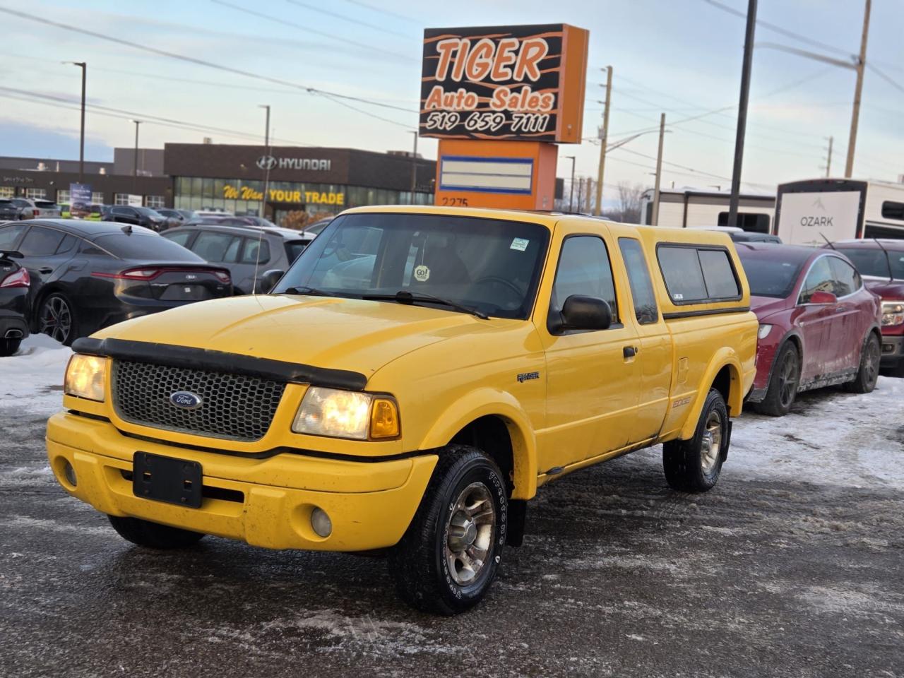 Used 2003 Ford Ranger EDGE PLUS, ALLOYS, TOPPER, YELLOW, AS IS SPECIAL for sale in London, ON