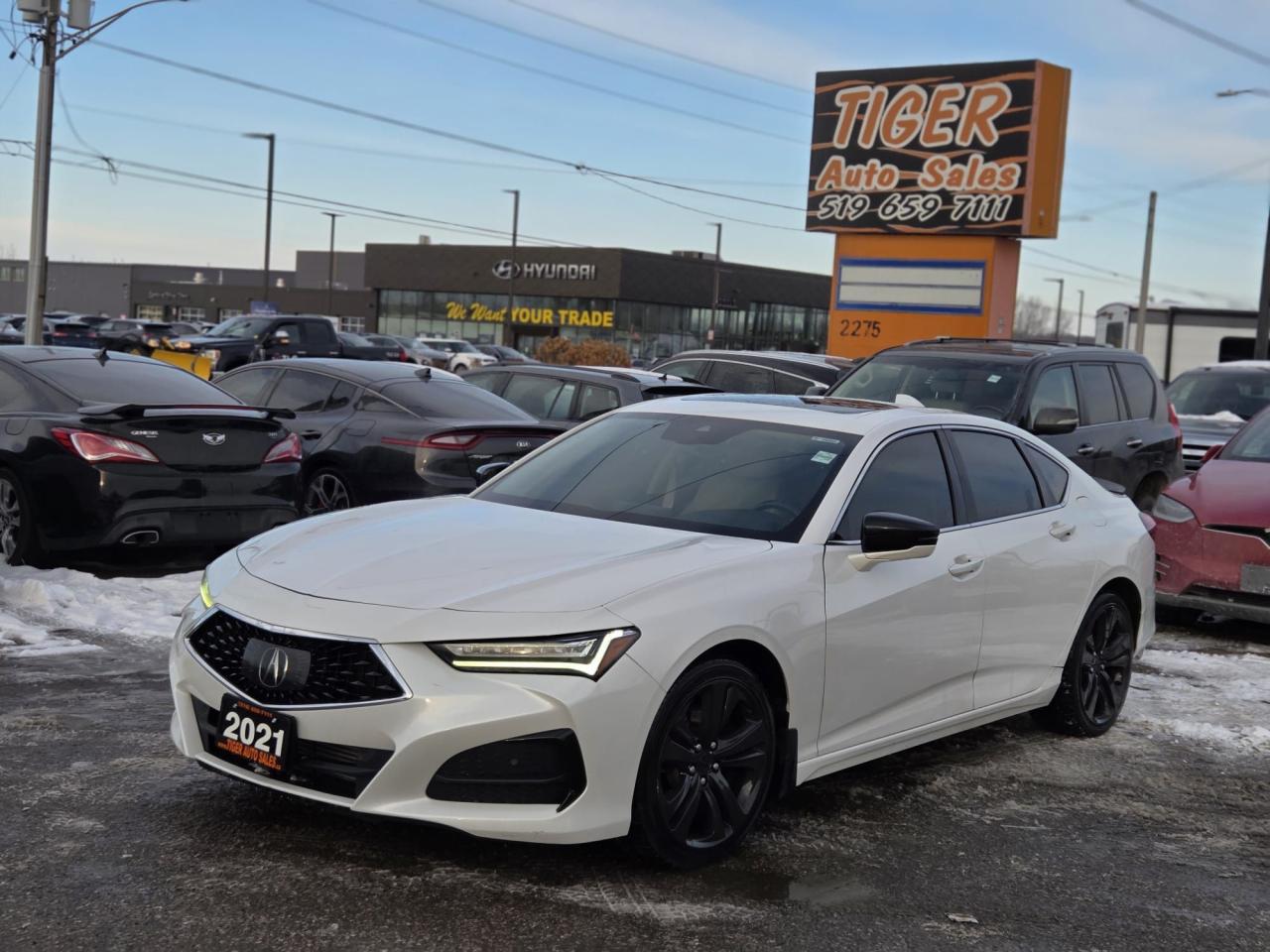 2021 Acura TLX TECH, LEATHER, SUNROOF, 130KMS, CERTIFIED