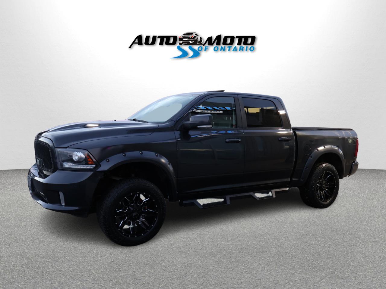 2014 RAM 1500 SPORT HEMI 4WD CREW CERTIFIED CAMERA NAV BLUETOOTH LEATHER HEATED SEATS SUNROOF CRUISE ALLLOYS - Photo #3