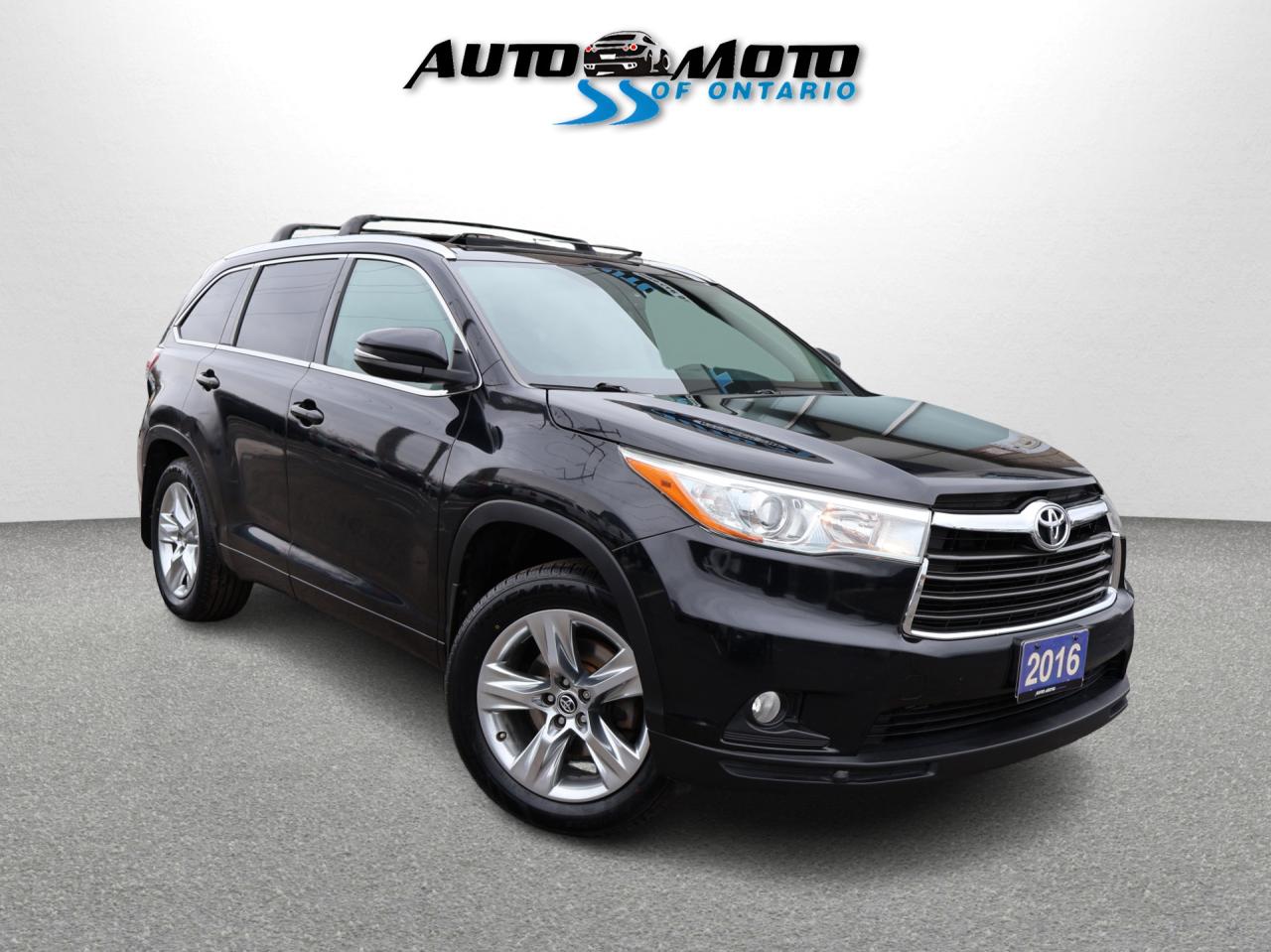 2016 Toyota Highlander LIMITED AWD CERTIFIED *ACCIDENT FREE* CAMERA NAV BLUETOOTH LEATHER HEATED SEATS PANO ROOF CRUISE ALLOYS - Photo #1