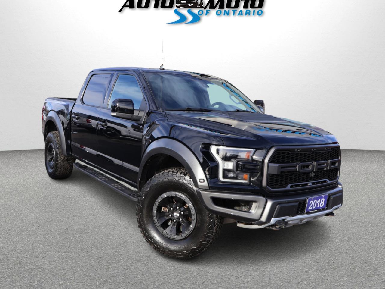 Used 2018 Ford F-150 RAPTOR SUPER CREW 4WD CERTIFIED *ACCIDENT FREE* CAMERA NAV BLUETOOTH LEATHER HEATED SEATS PANO ROOF CRUISE ALLOYS for sale in Burlington, ON