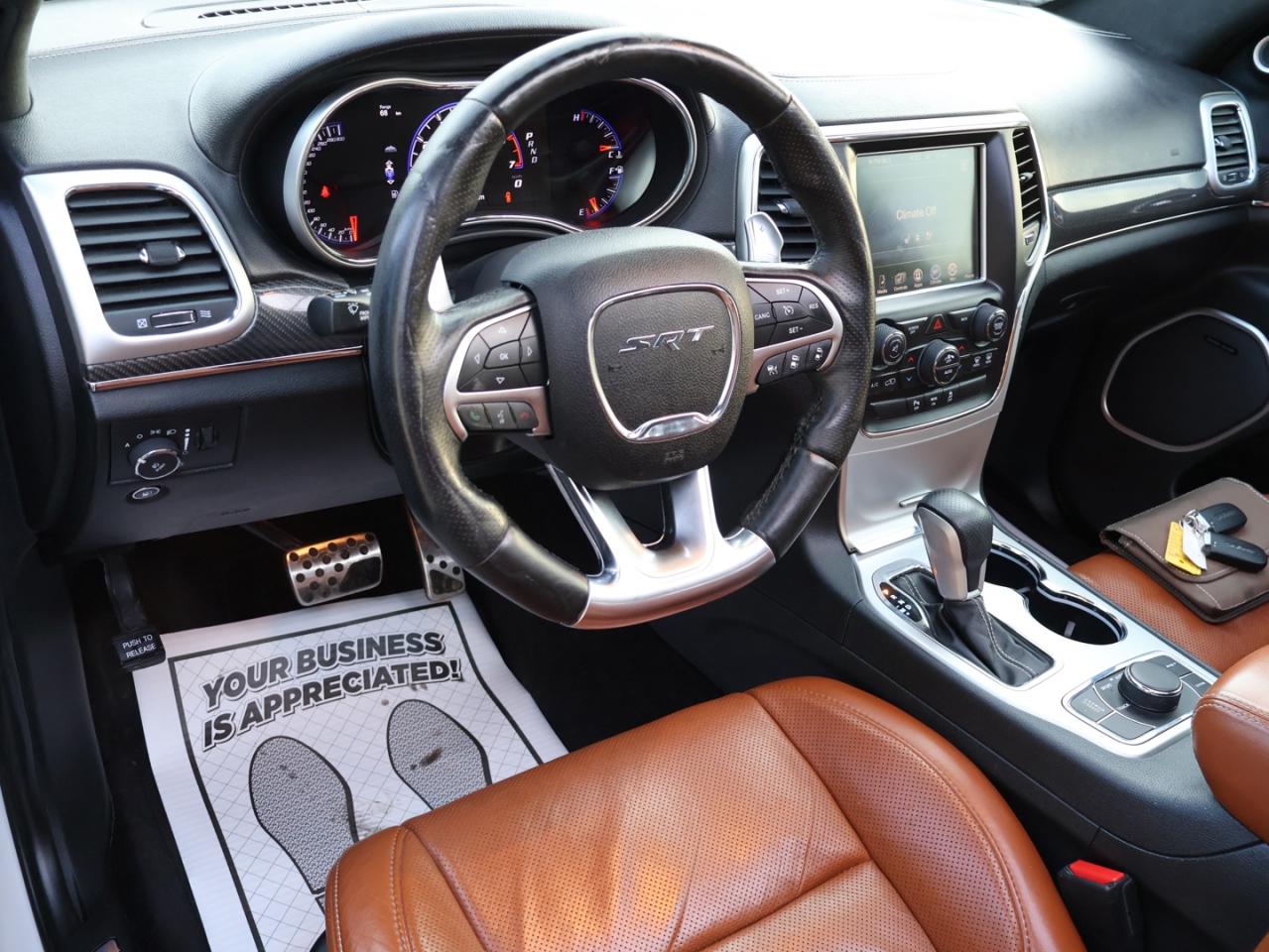 2016 Jeep Grand Cherokee SRT 4WD CERTIFIED *DODGE MAINTAIN* CAMERA NAV BLUETOOTH LEATHER HEATED SEATS SUNROOF CRUISE ALLOYS Photo