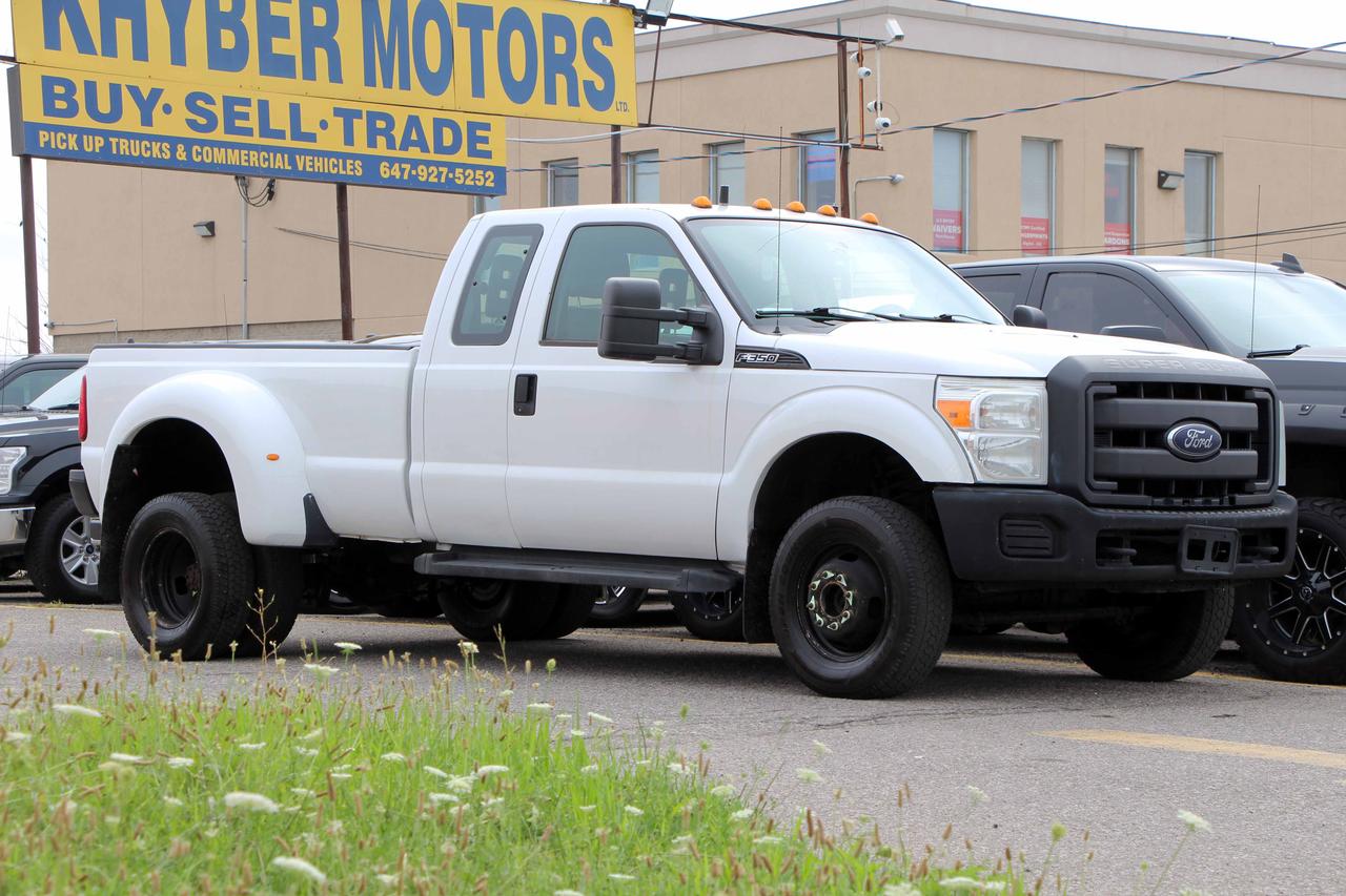 <p>*Summer Sales Event On Now &ndash; $1,000 Off Every Vehicle Until August 31, 2026!</p><p>2012 Ford F-350 Dually 4x4 6.2L Gas with 255,748 Original kilometers and 88 SERVICE RECORDS (see carfax). Very well serviced, runs and drives exceptionally smooth. Extended Cab with 6-passenger capacity and comes Certified and backed by our 2 year power train warranty. Clean Carfax see below:&nbsp;</p><p>Carfax Link Below, copy and paste:</p><p><a href=http://vhr.carfax.ca/?id=jwB02wE2Zkw8pMfPd8F9ONuop7YfNUL3 target=_blank rel=noopener noreferrer>http://vhr.carfax.ca/?id=jwB02wE2Zkw8pMfPd8F9ONuop7YfNUL3</a></p><p>&nbsp;</p><p><span lang=EN-CA>All-In Price (CERTIFICATION & WARRANTY INCLUDED)</span></p><p><span lang=EN-CA>Was: $22,950 Now: $21,950+ Just Plus Tax and Licensing</span></p><p><span lang=EN-CA>No Hidden Charges or Extra Fees</span></p><p><span lang=EN-CA>Taxes and licensing not included in the price</span></p><p><span lang=EN-CA>For more HD images please visit khybermotors.com</span></p><p><span lang=EN-CA>2 Year Powertrain Warranty Covers:</span></p><p><span lang=EN-CA>1) Engine</span></p><p><span lang=EN-CA>2) Transmission</span></p><p><span lang=EN-CA>3) Head Gasket</span></p><p><span lang=EN-CA>4) Transaxle/Differential</span></p><p><span lang=EN-CA>5) Seals & Gaskets</span></p><p><span lang=EN-CA>Unlimited Kilometres, $1,000 Per Claim, $100 Deductible, $75 Activation fee.</span></p><p>&nbsp;</p><p><span lang=EN-CA>Khyber Motors LTD Family Owned & Operated SINCE 2005</span></p><p><span lang=EN-CA>90 Kennedy Road South</span></p><p><span lang=EN-CA>Brampton ON L6W3E7</span></p><p><span lang=EN-CA>(647)-927-5252</span></p><p><span lang=EN-CA>Member of OMVIC and UCDA</span></p><p><span lang=EN-CA>Buy with Confidence!</span></p><p><span lang=EN-CA>Buy with Full Disclosure!</span></p><p><span lang=EN-CA>Monday-Friday 9:00AM - 8:00PM</span></p><p><span lang=EN-CA>Saturday 10:00AM - 6:00PM</span></p><p><span lang=EN-CA>Sunday by appointment only please cal (416)-828-2144&nbsp;</span></p><p><span lang=EN-CA>To see more of our vehicles please visit Khybermotors.com</span></p>