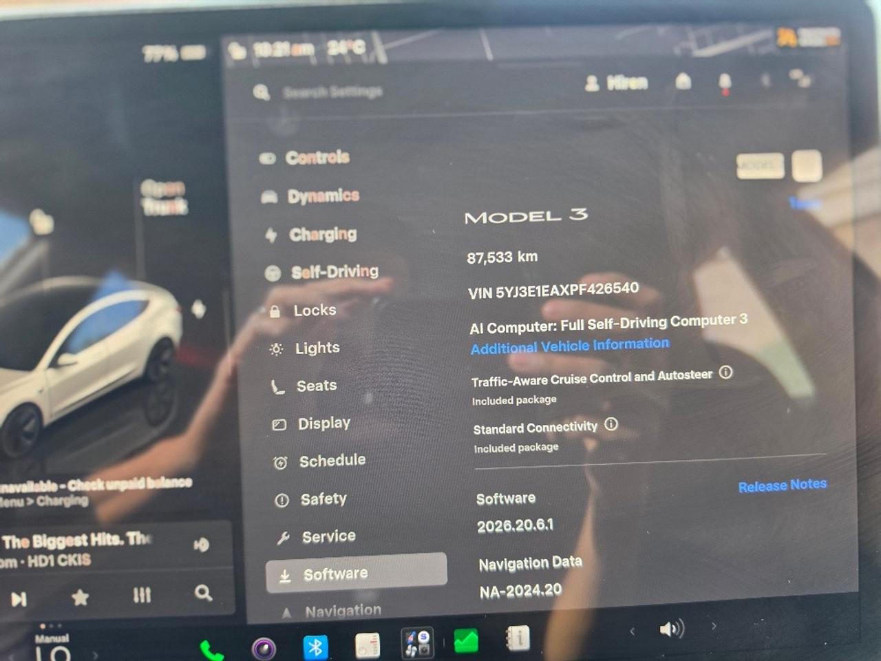 2023 Tesla Model 3 LFP BATTERY CHARGE TO 100%-CERTIFIED-BATTERY WARRANTY Photo